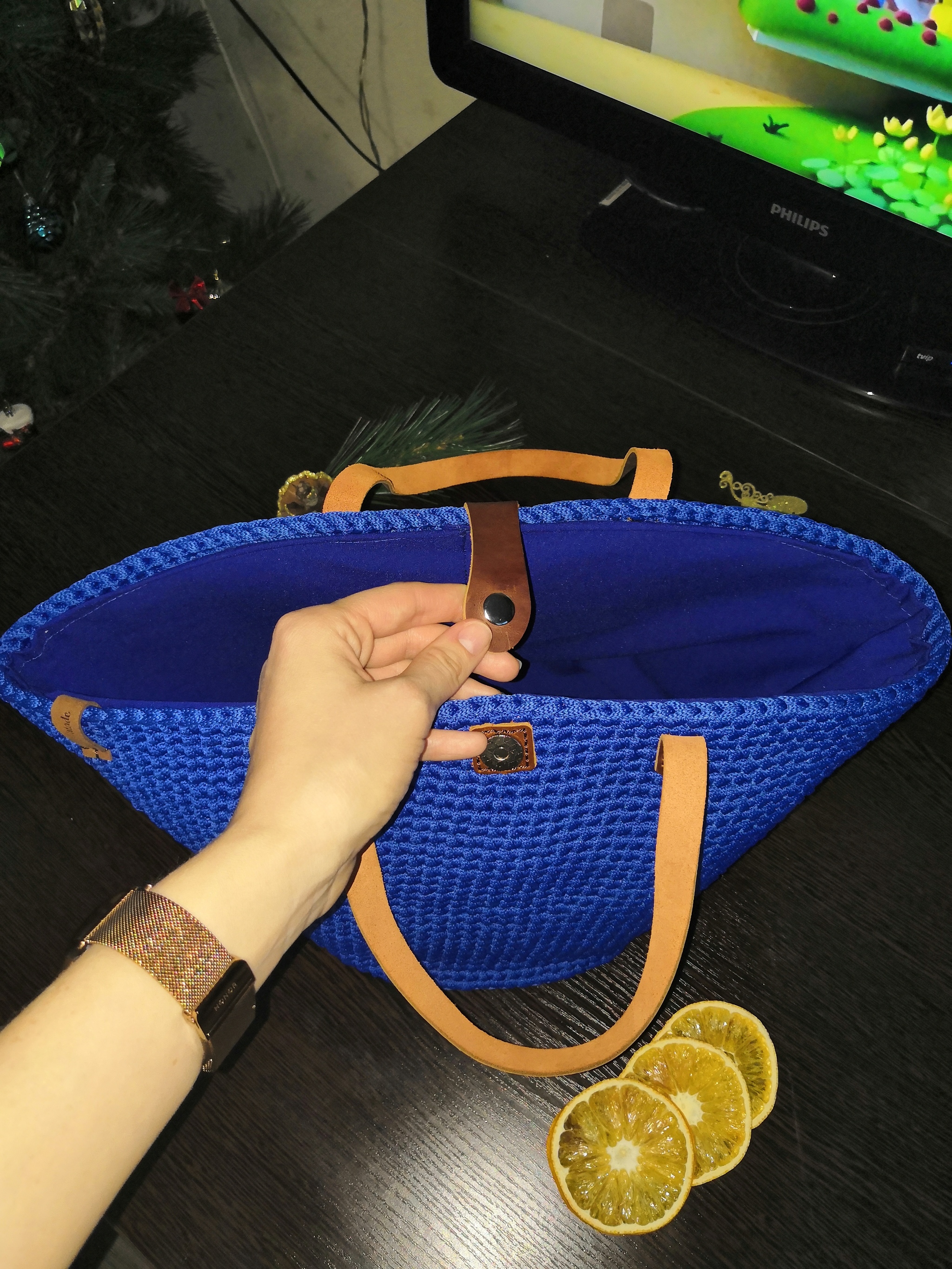 Crochet bag - Crochet, Knitting, Lady's bag, Longpost