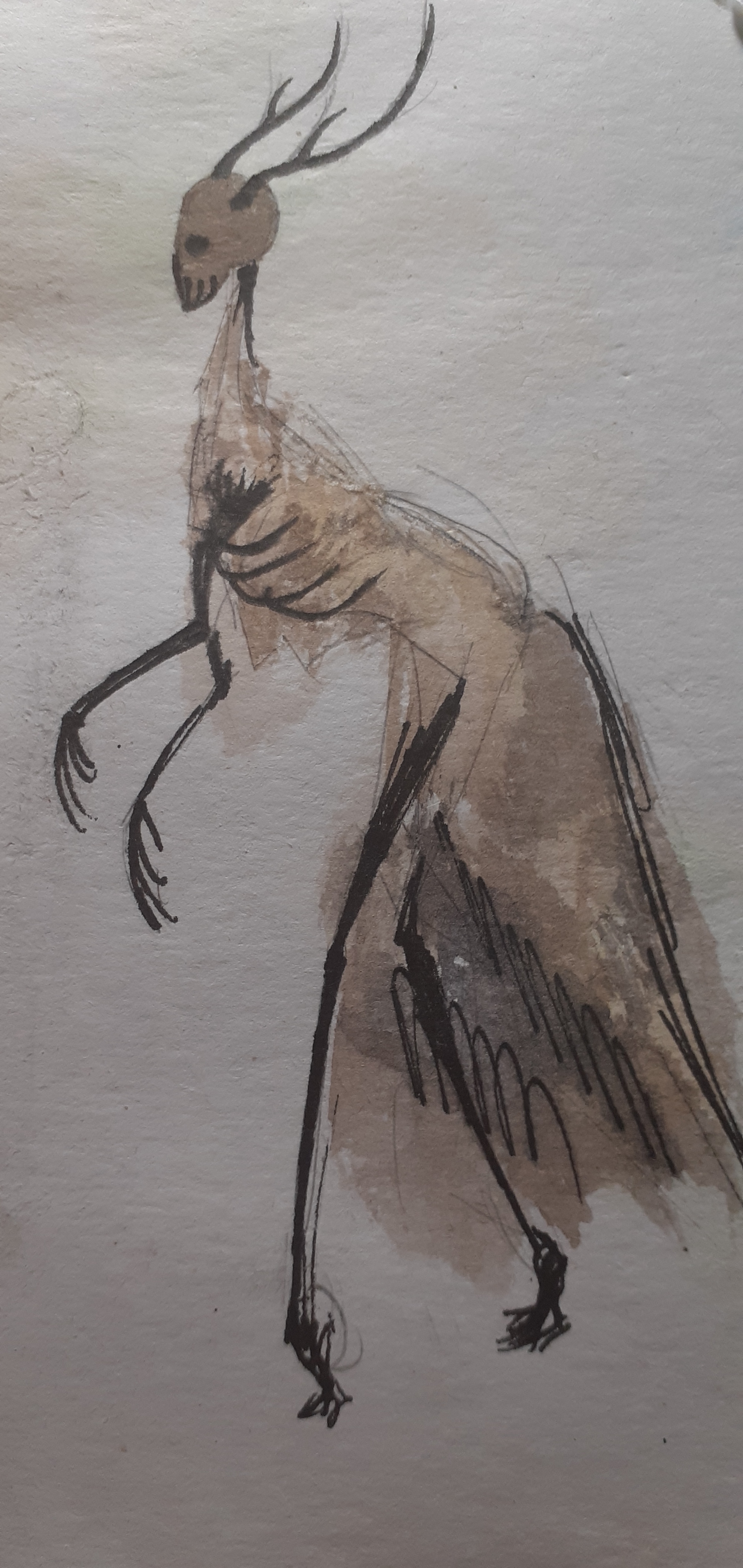 Some kind of creature - My, Mythical creatures, Unknown, Longpost