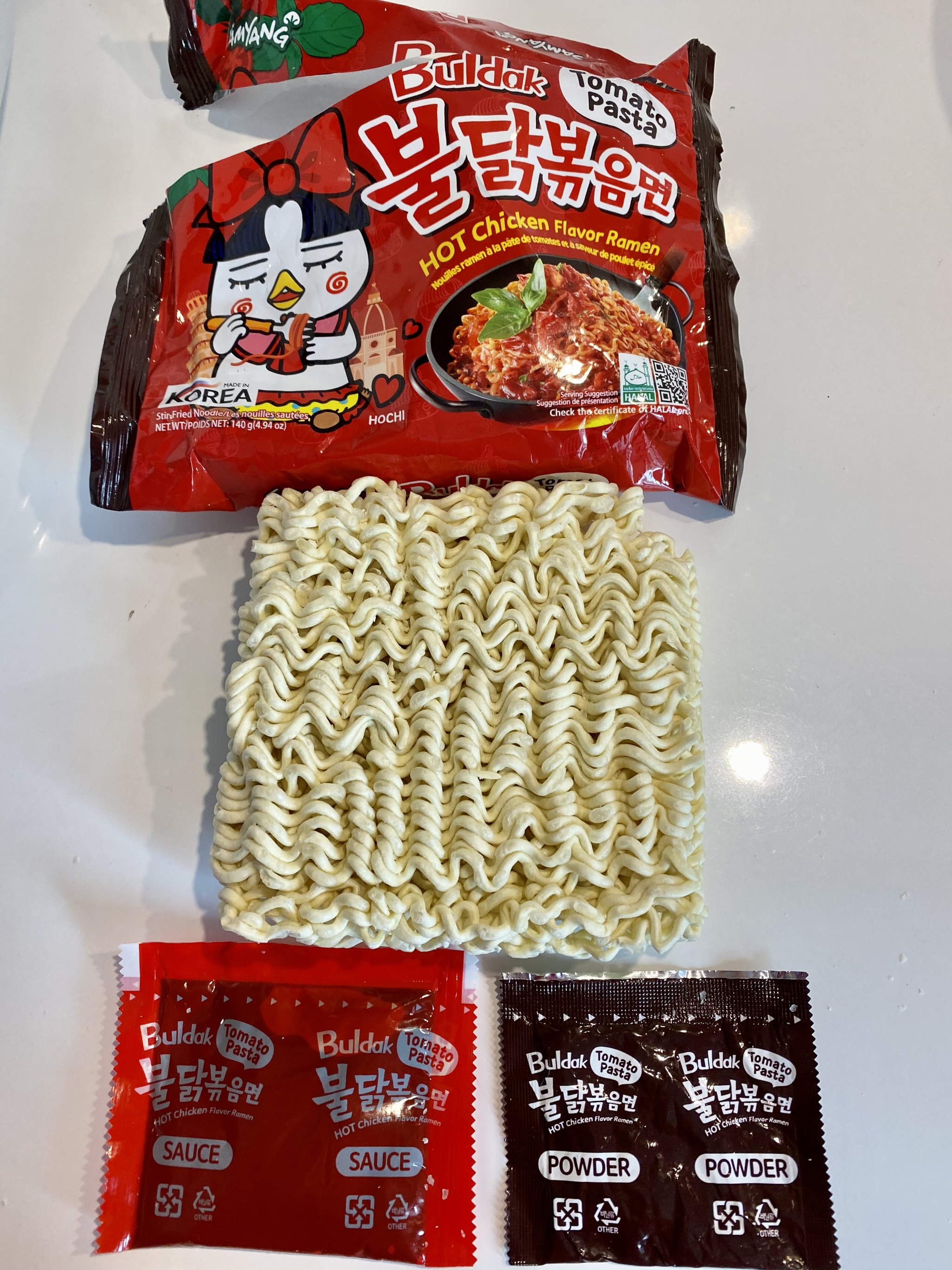 Doshiracology. Tomato sauce or liquid fire? Samyang Buldak Tomato Paste - My, Noodles, Doshirakology, Doshirak, Spicy, Food Review, Longpost