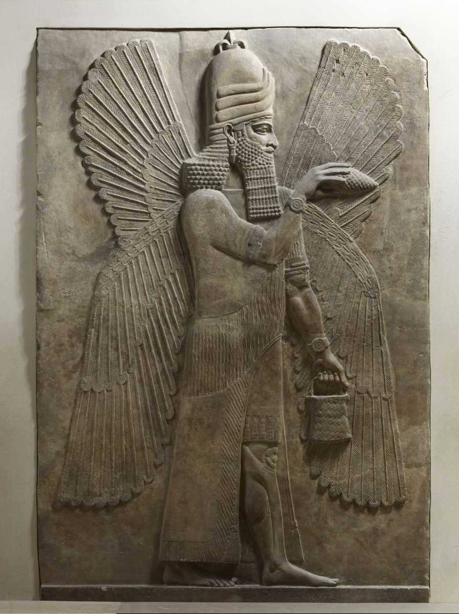 New Assyrian reliefs and their destruction - My, Assyria, Story, Ancient history, Assyrians, Relief, Longpost, Negative