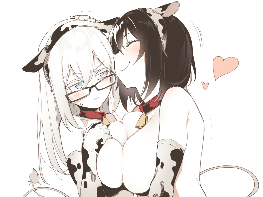 Давление - NSFW, Эротика, Арт, Сиськи, Аниме, Anime Art, Original Character, Asutora, Cowsuit