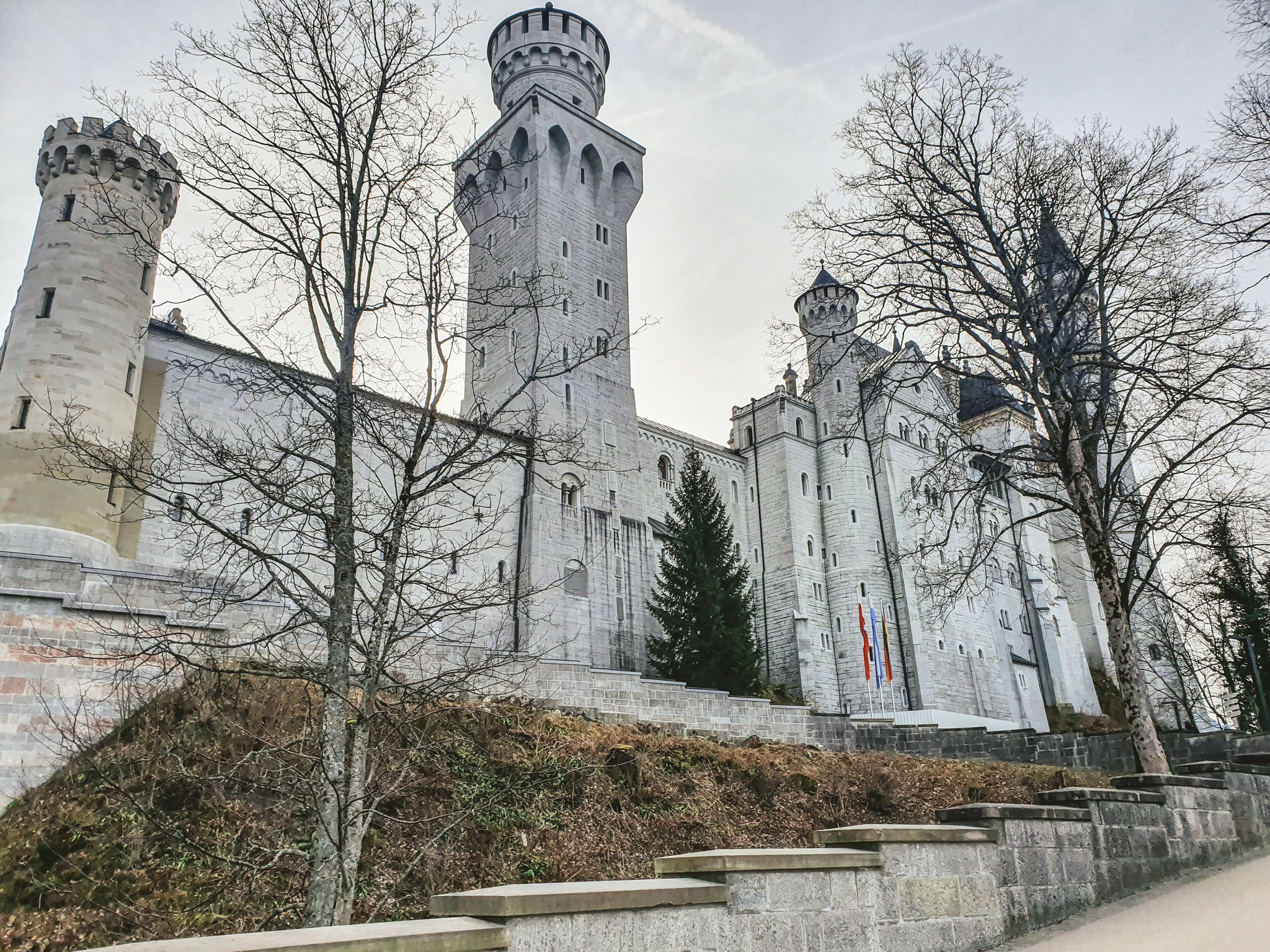 Дорога к Нойшванштайну - Моё, Германия, Бавария, Мюнхен, Нойшванштайн, Альпы, Баварские Альпы, Путешествия, Европа, Длиннопост