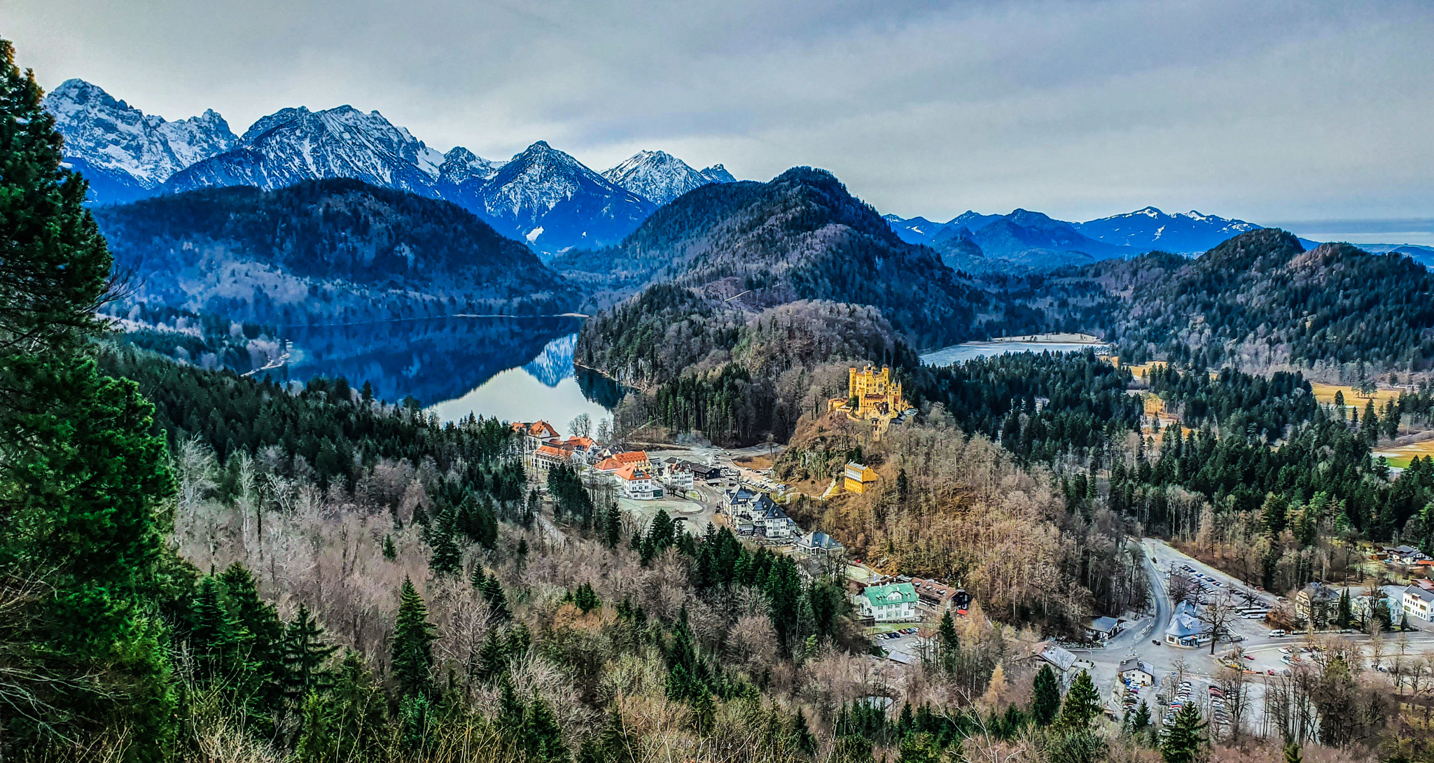 Дорога к Нойшванштайну - Моё, Германия, Бавария, Мюнхен, Нойшванштайн, Альпы, Баварские Альпы, Путешествия, Европа, Длиннопост