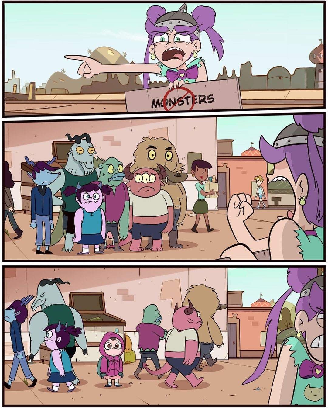 SPSZ.Comic (Hated Monsters) - Star vs Forces of Evil, Cartoons, Comics, Longpost, Xenophobia