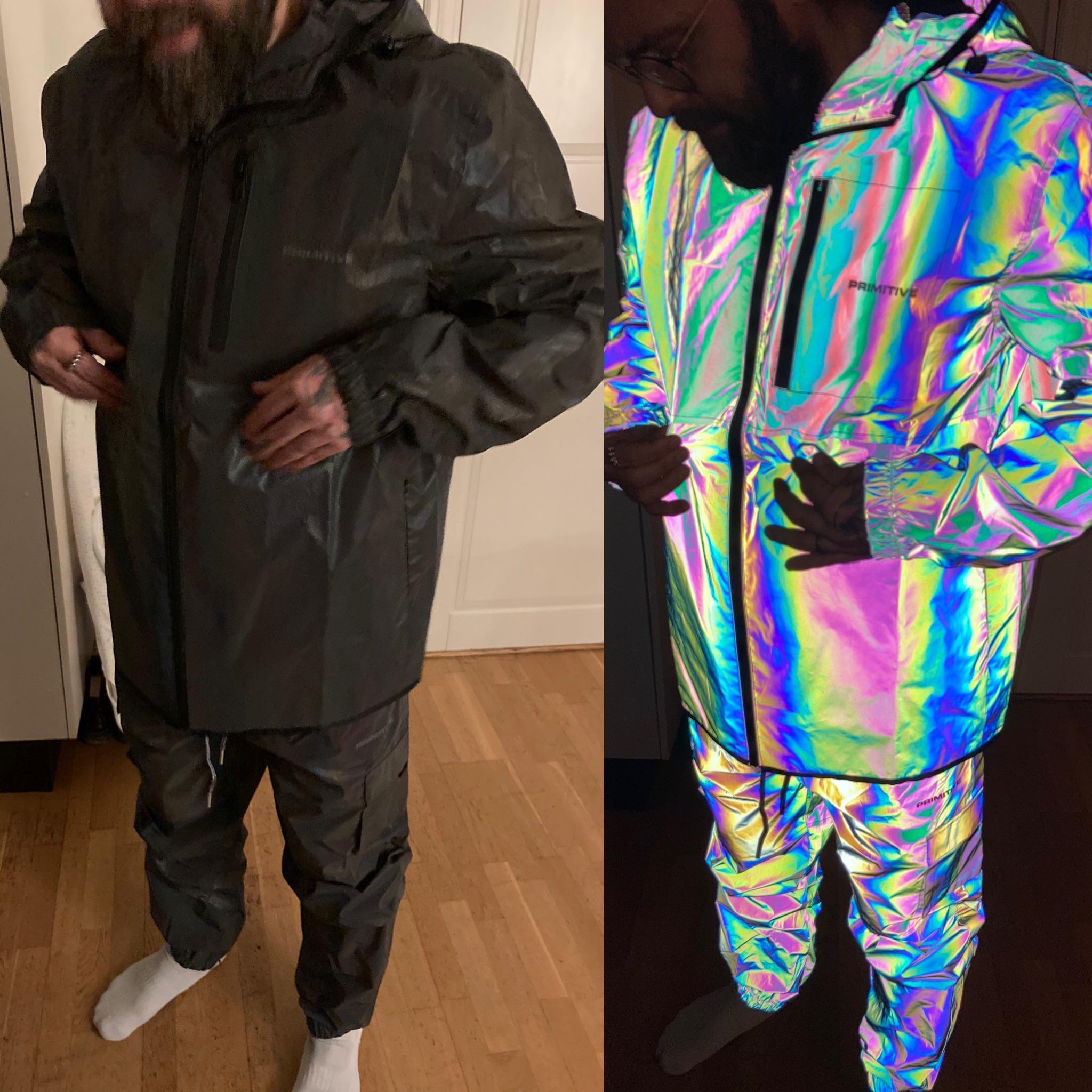 Cool reflective raincoat - The photo, Cloth, Raincoat, Reflection, Color, Cool, Reddit