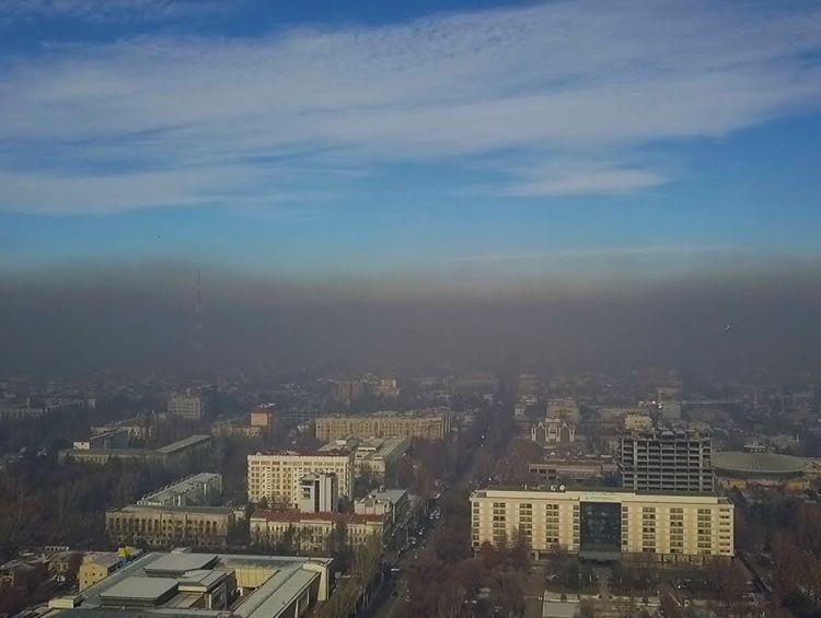 The dirtiest city in the world - Smog, Kyrgyzstan, Pollution, Longpost, Ecology, The photo, Negative, Mat, Bishkek