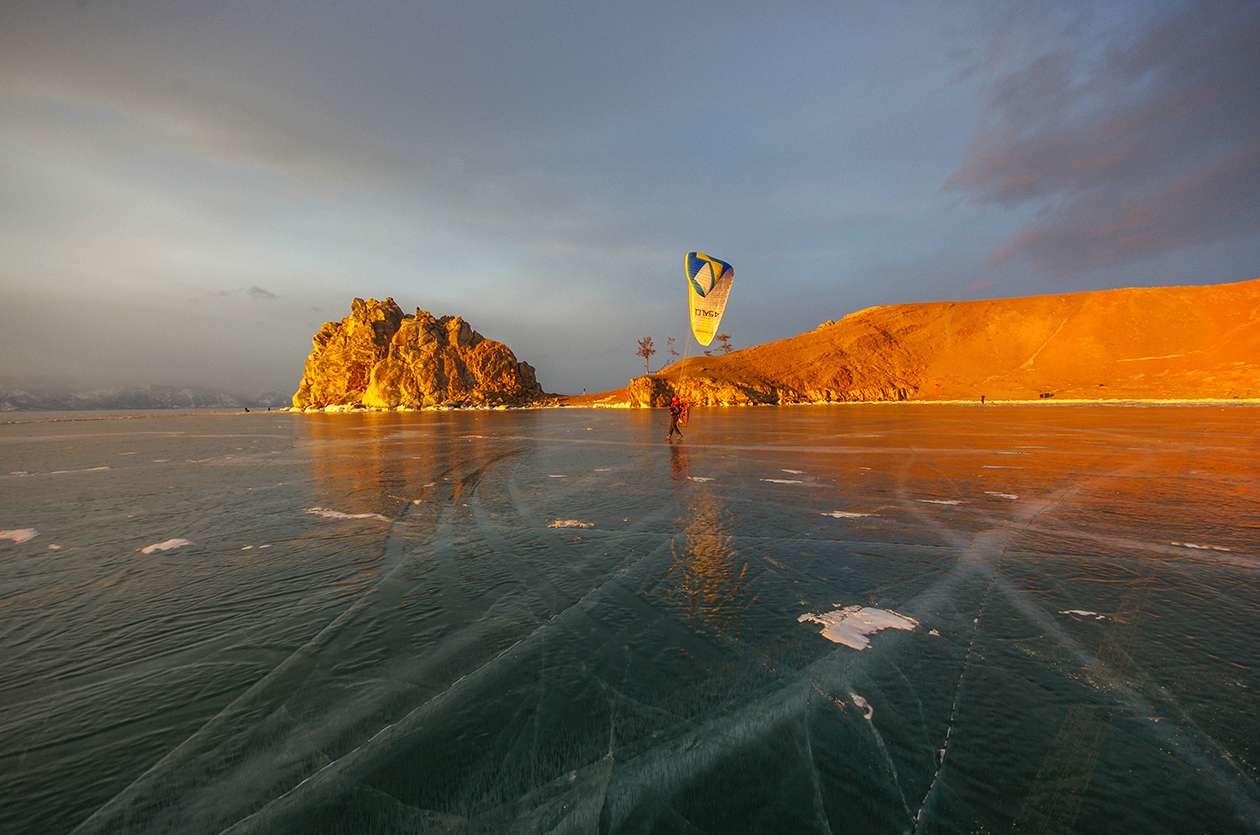 Icarus had to be rescued - My, Baikal, Landscape, Travels, Holidays in Russia, Wild tourism, Winter, Longpost