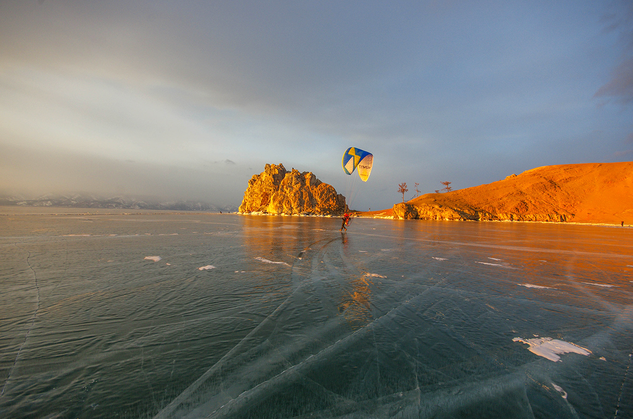 Icarus had to be rescued - My, Baikal, Landscape, Travels, Holidays in Russia, Wild tourism, Winter, Longpost