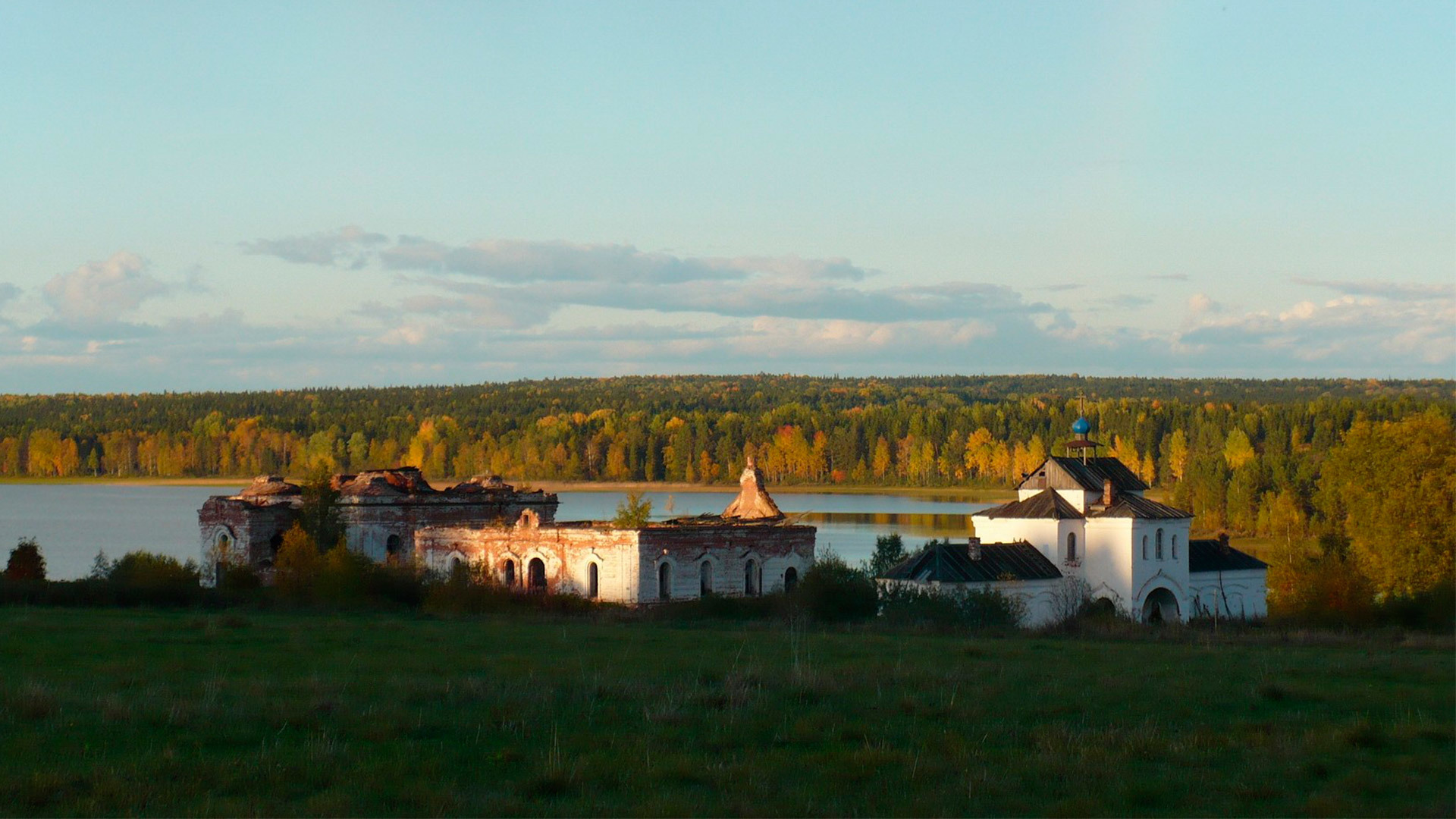 Russian Orthodox Church without Maybachs and iPhones - My, ROC, The nature of Russia, Monastery, Boondocks, Travels, Video, Longpost