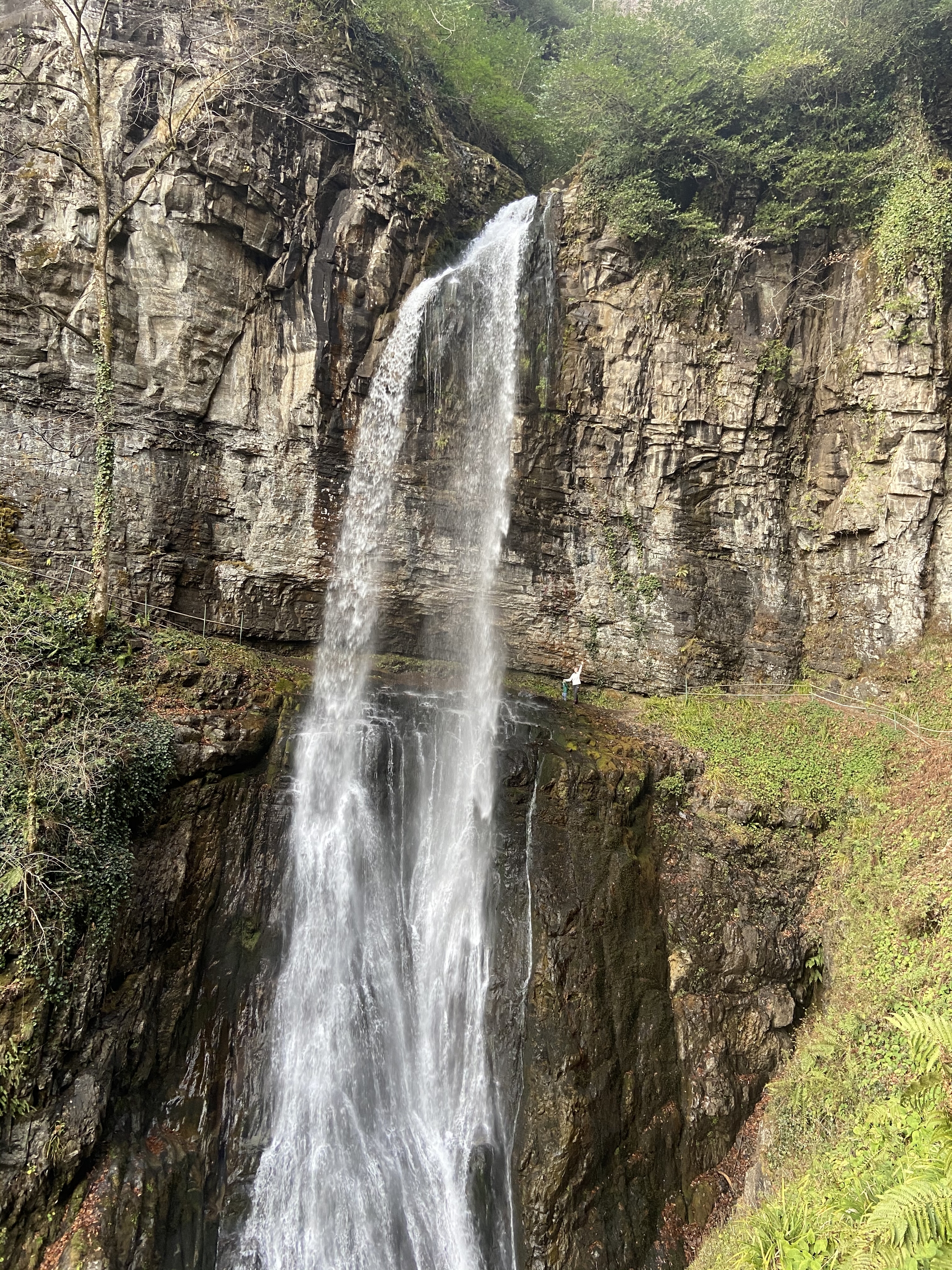 The largest waterfall in Abkhazia - My, Waterfall, Abkhazia, Sochi, Video