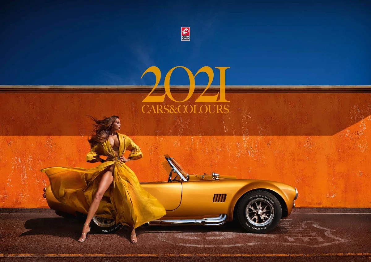 In the world of cars and colors. Calendar 2021 - NSFW, Erotic, The calendar, Girls, Car, 2021, Longpost, Shelby Cobra, Chevrolet El Camino, Chevrolet impala, Chevrolet, Auto