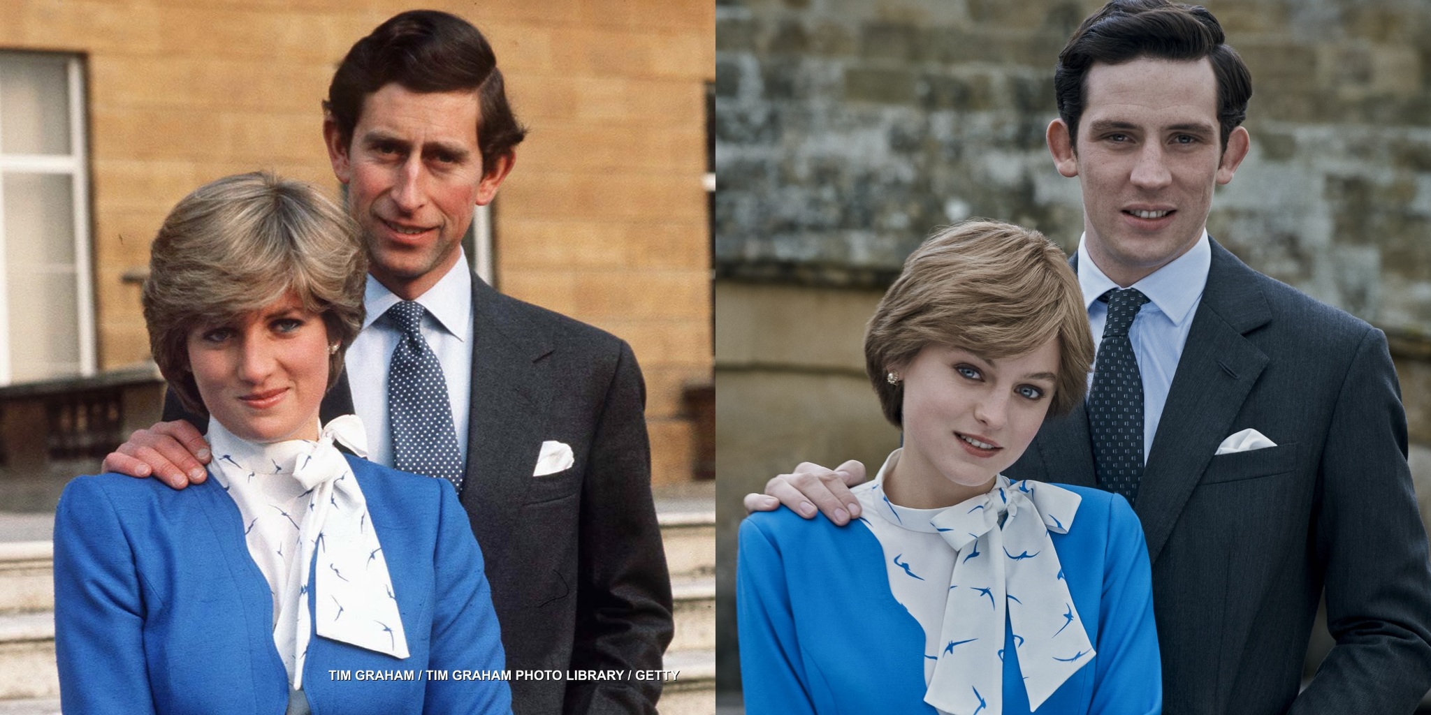 Characters from season 4 of The Crown in life and on film - Serials, Netflix, Queen Elizabeth II, Olivia Coleman, Margaret Thatcher, Gillian Anderson, Princess Diana, Emma Corrin, King Charles III (Prince Charles), Josh O'Connor, Helena Bonham Carter, Longpost