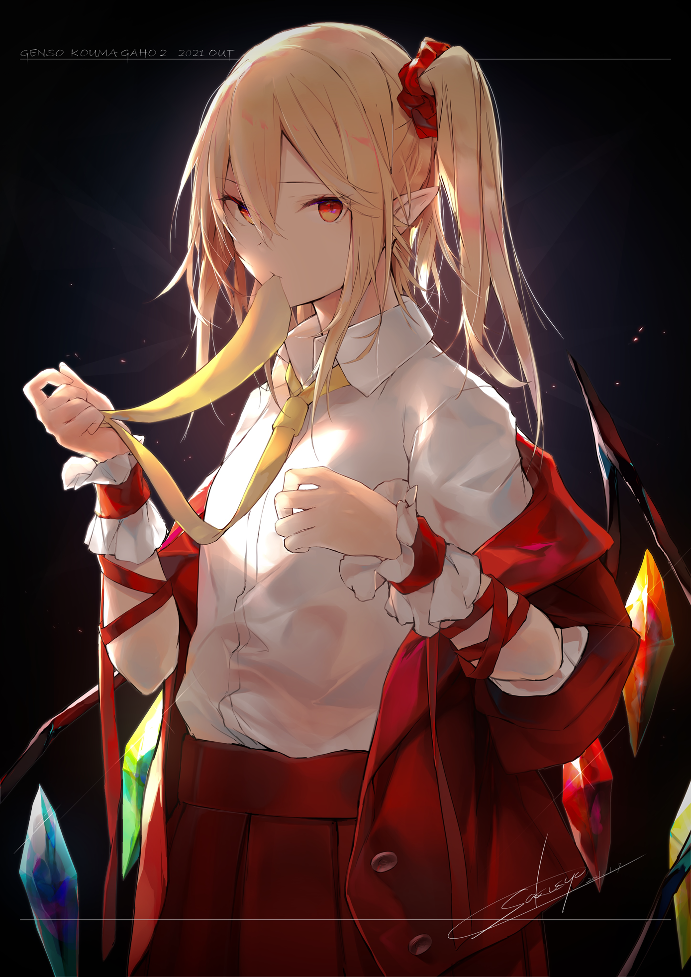 Flandre Scarlet - Touhou, Anime art, Anime, Flandre scarlet, Sakusyo