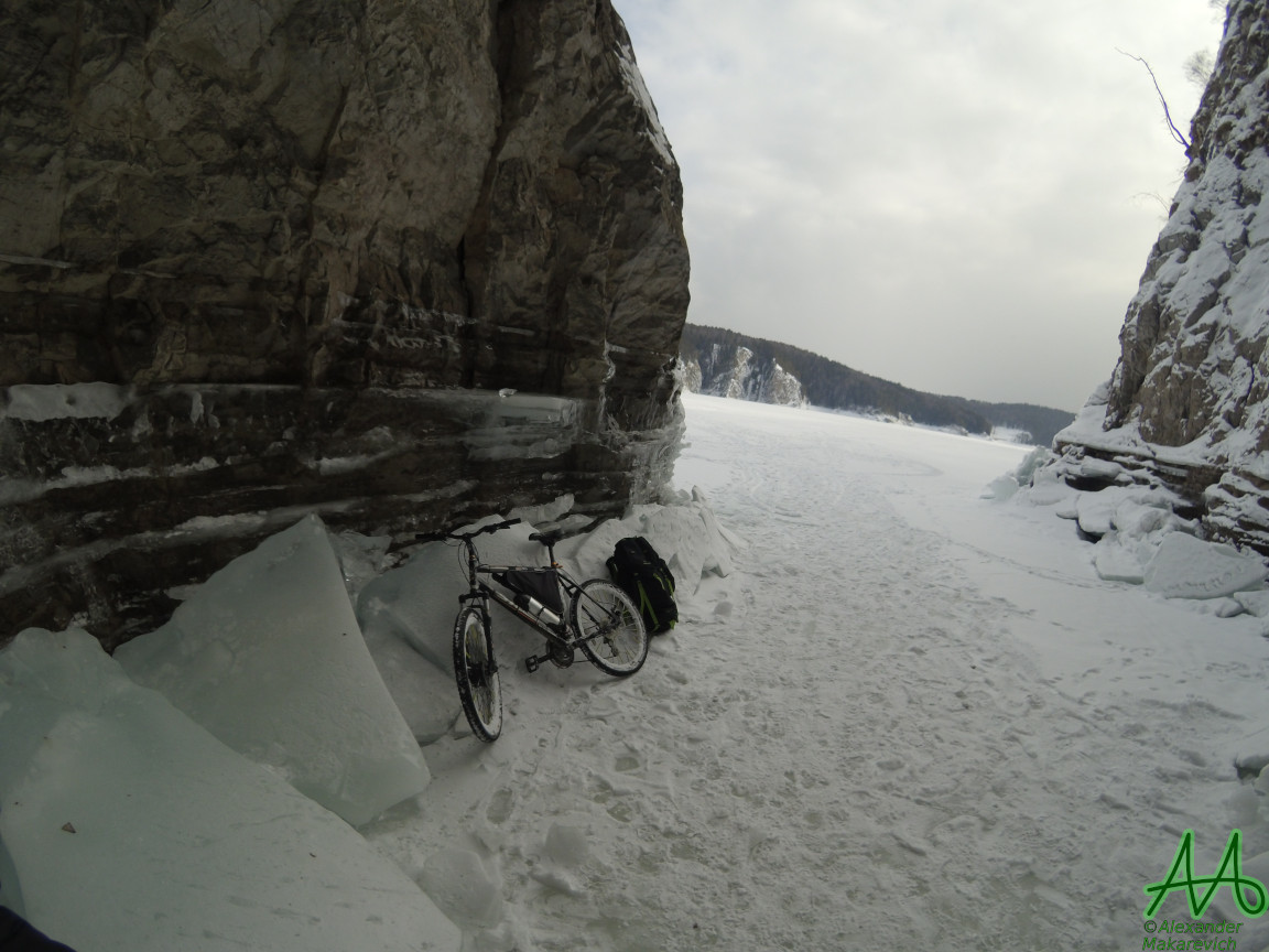 Operating a bicycle at temperatures from +35 to -35 - My, Winter, Summer, Transport, A bike, Winter Bike, Krasnoyarsk, Krasnoyarsk Reservoir, All year round, Postcard, Longpost