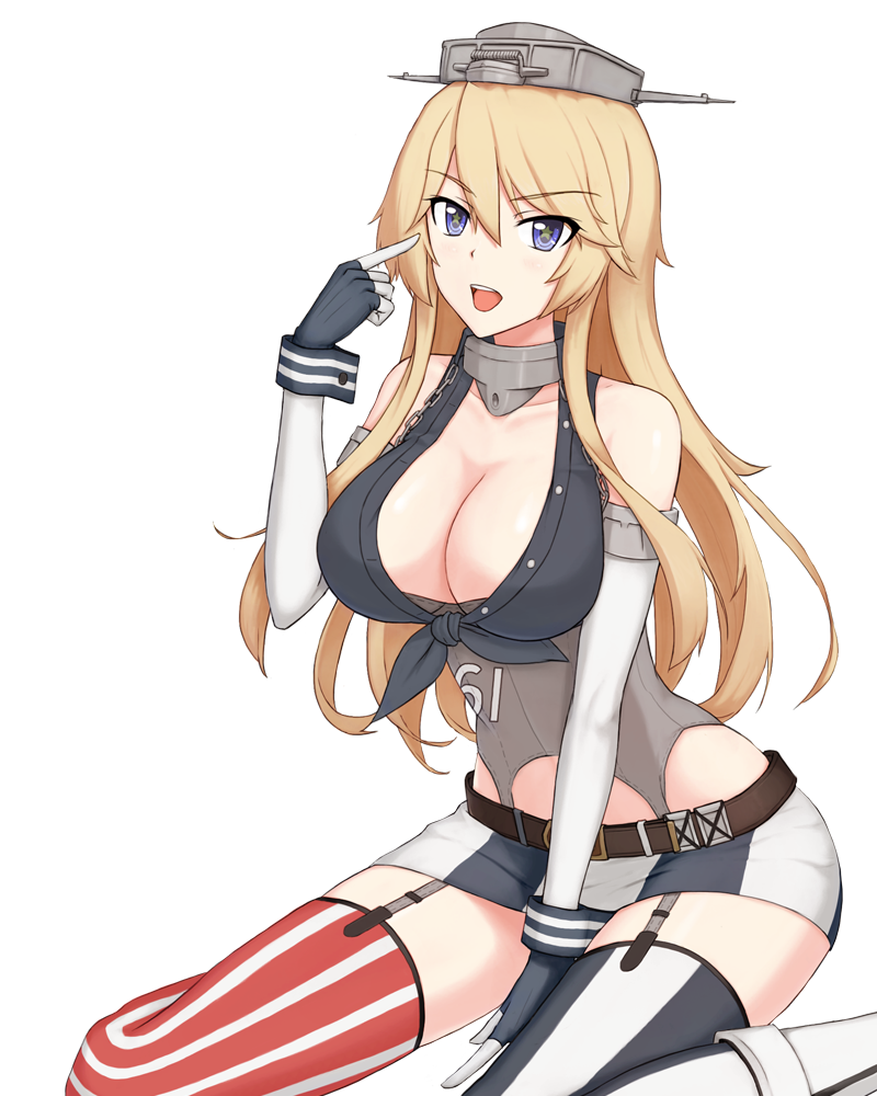 Iowa - Kantai collection, Anime, Anime art, Uss Iowa, Sugoi dekai, Boobs, Longpost