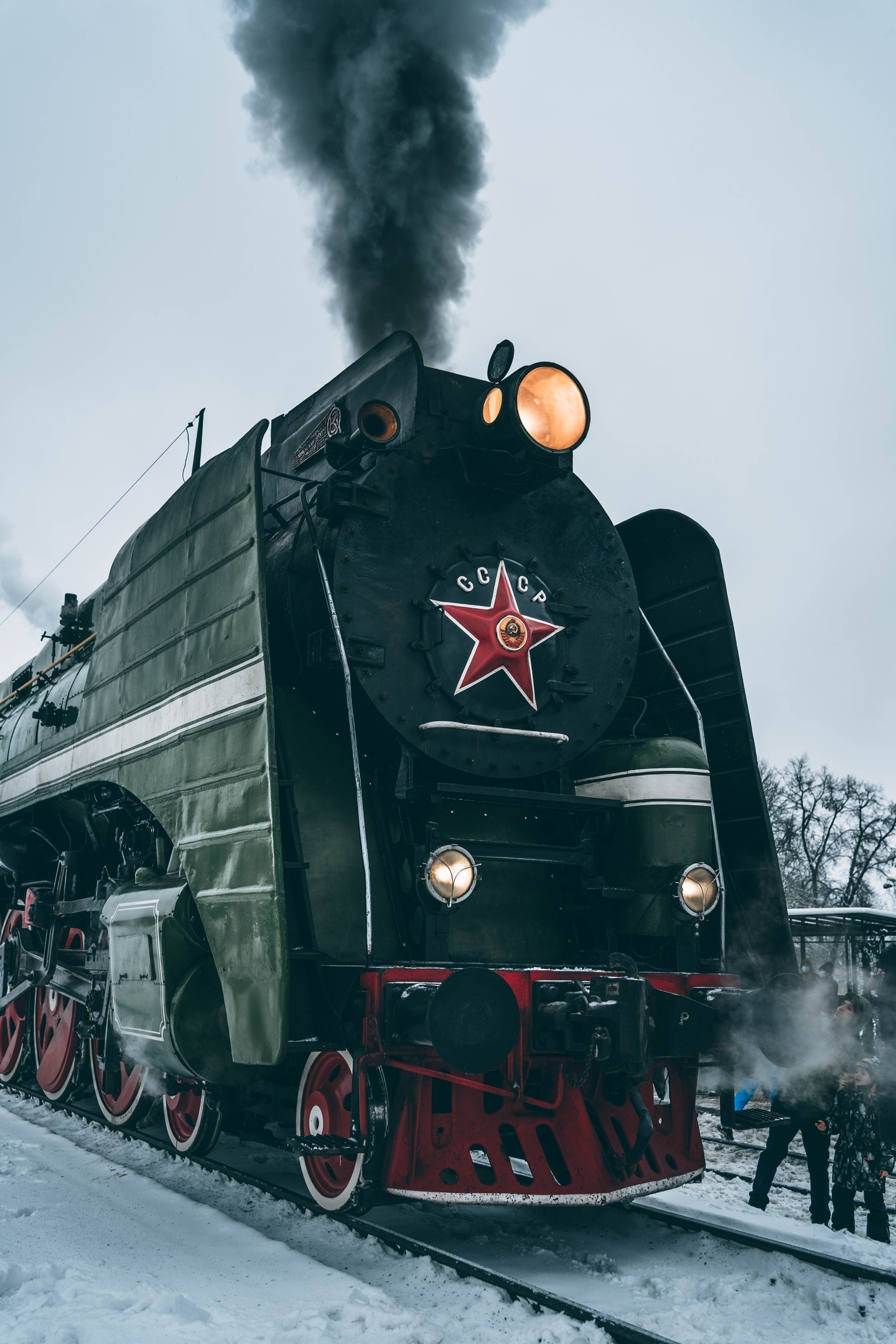 Retro locomotive-powered train. Festival Russian Christmas - Retro trains, Christmas, Ivanovo, Longpost, Shuya, The photo