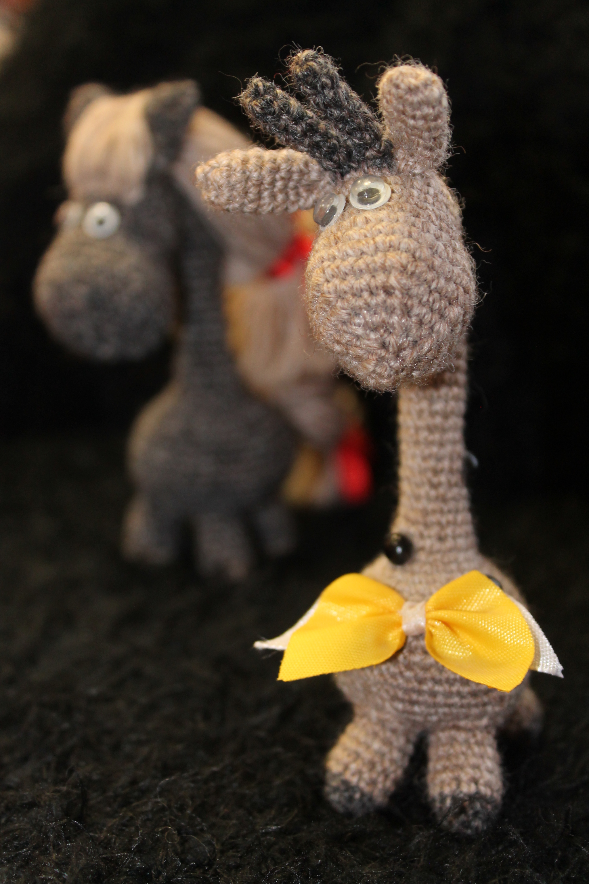 Good friends - My, Needlework without process, Amigurumi, Crochet, Handmade, Knitted toys, Needlework, Longpost, Horses, Giraffe