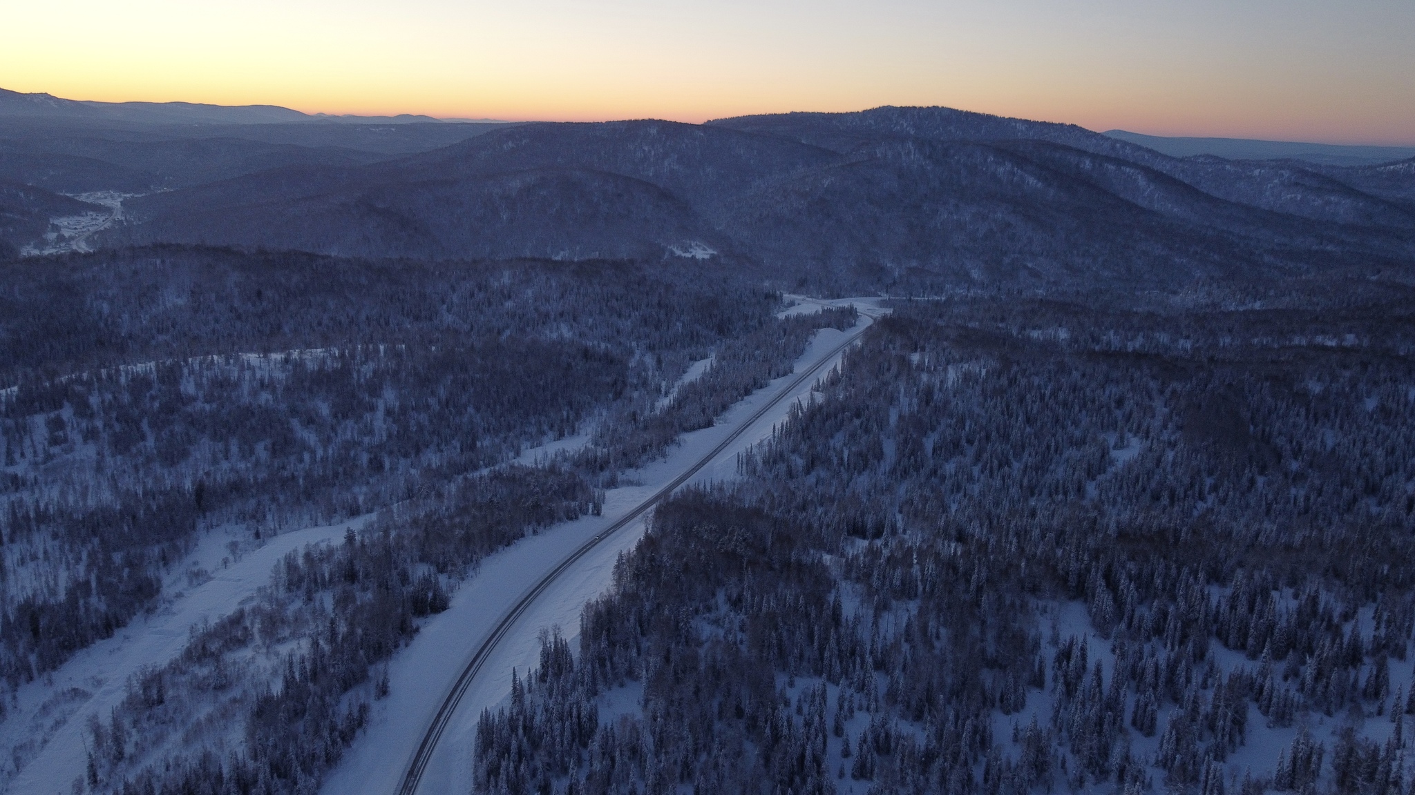 Sheregesh, Kemerovo region - My, Siberia, Skiing, Sheregesh, Drone, Longpost, The photo, Nature, beauty of nature