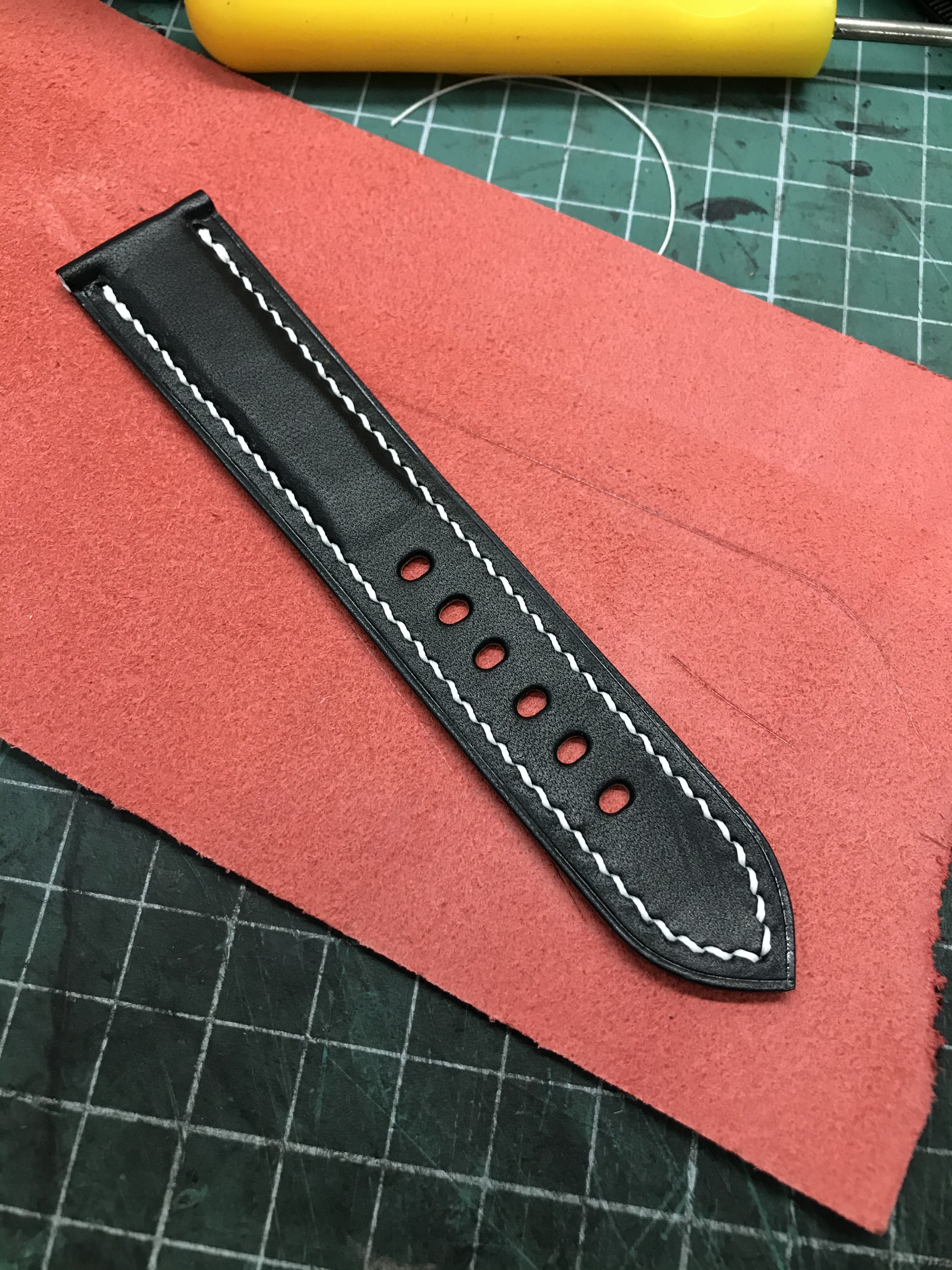 Watch strap - My, Handmade, With your own hands, Strap, Longpost