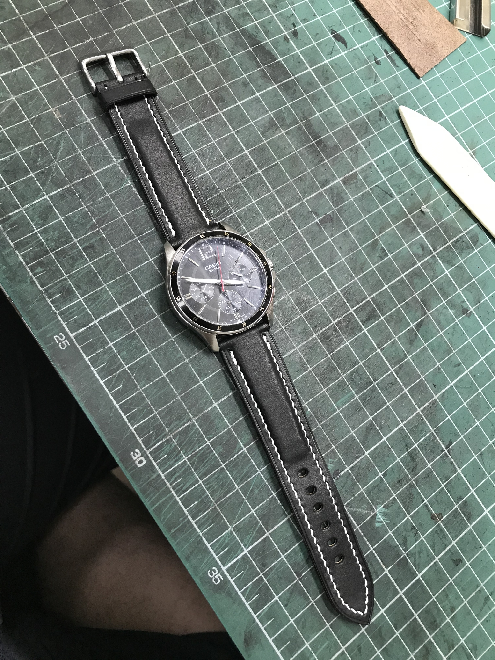 Watch strap - My, Handmade, With your own hands, Strap, Longpost