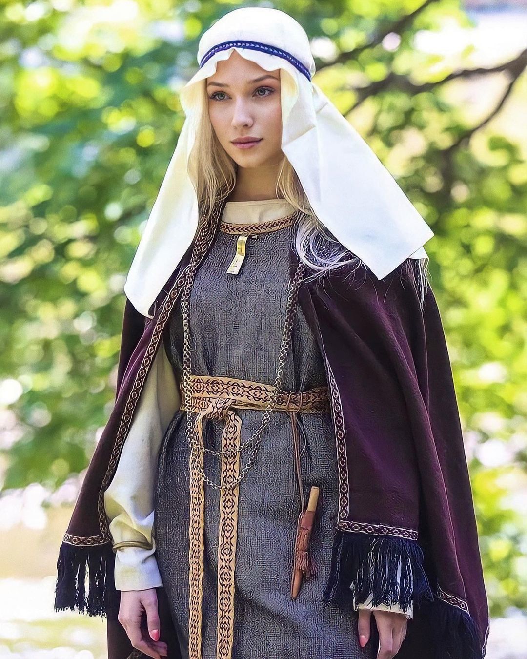 Lithuanian girl - Beautiful girl, The photo, beauty, National costumes