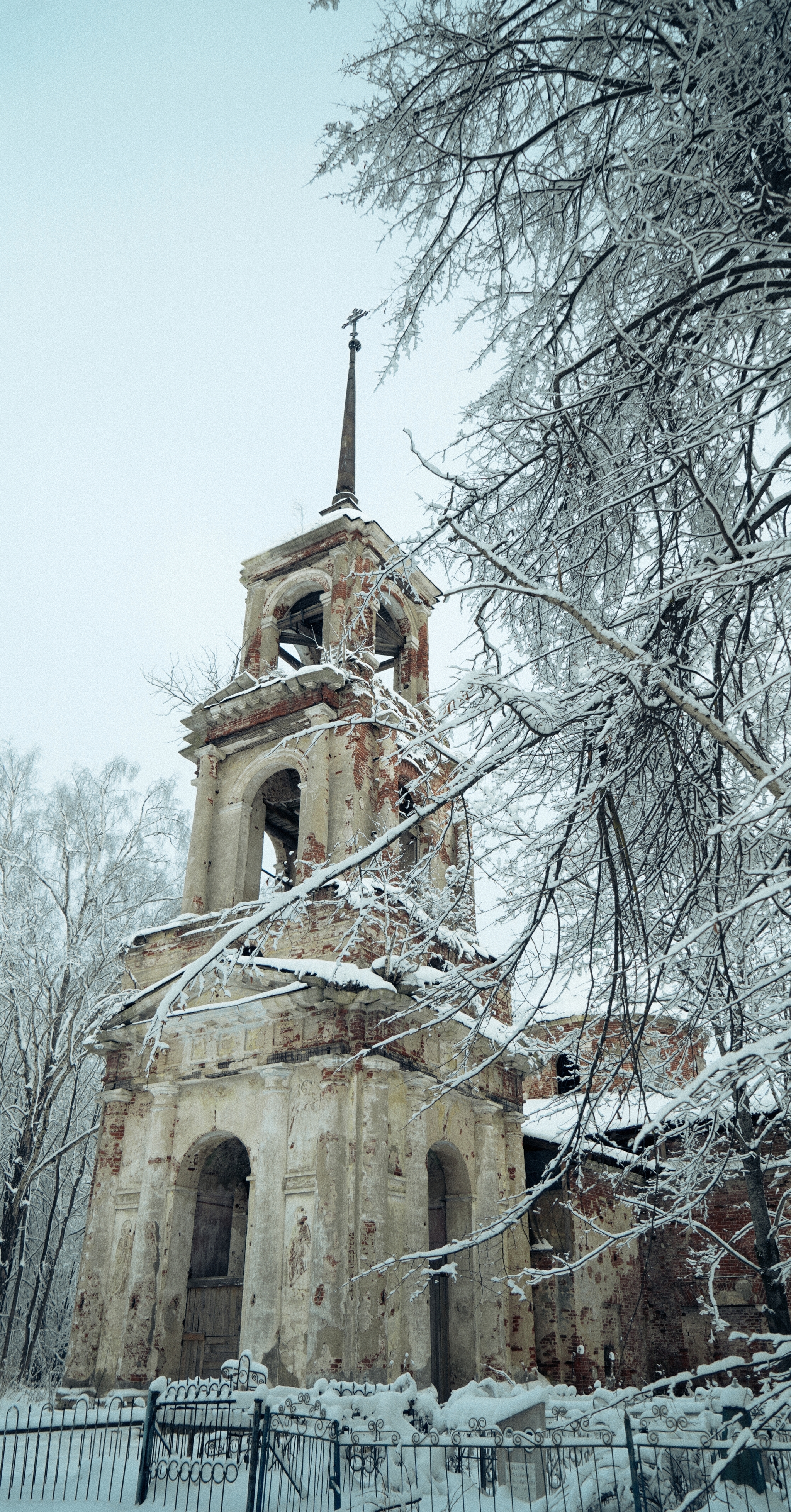 Abandoned Church - My, Abandoned, Church, The photo, Winter, Longpost