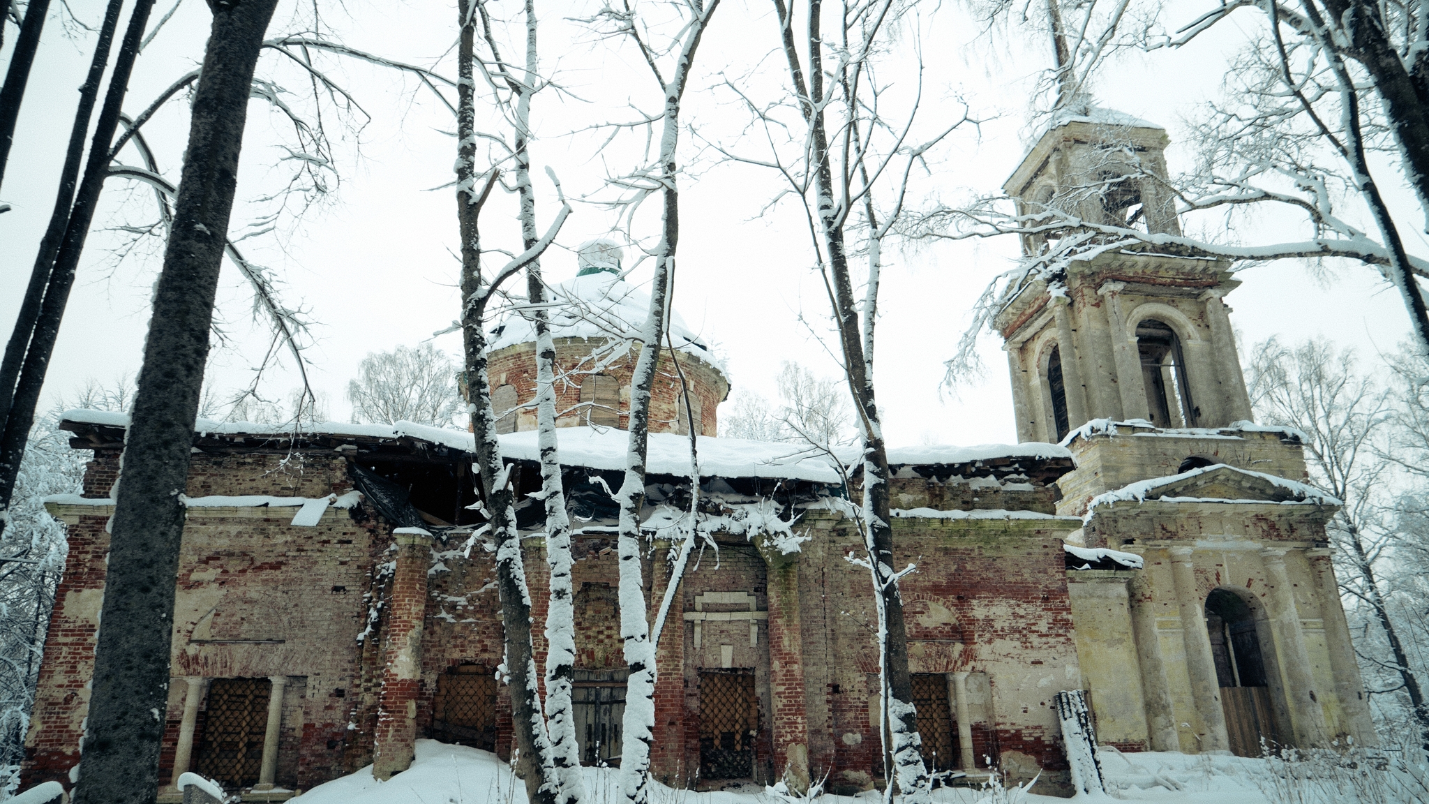 Abandoned Church - My, Abandoned, Church, The photo, Winter, Longpost