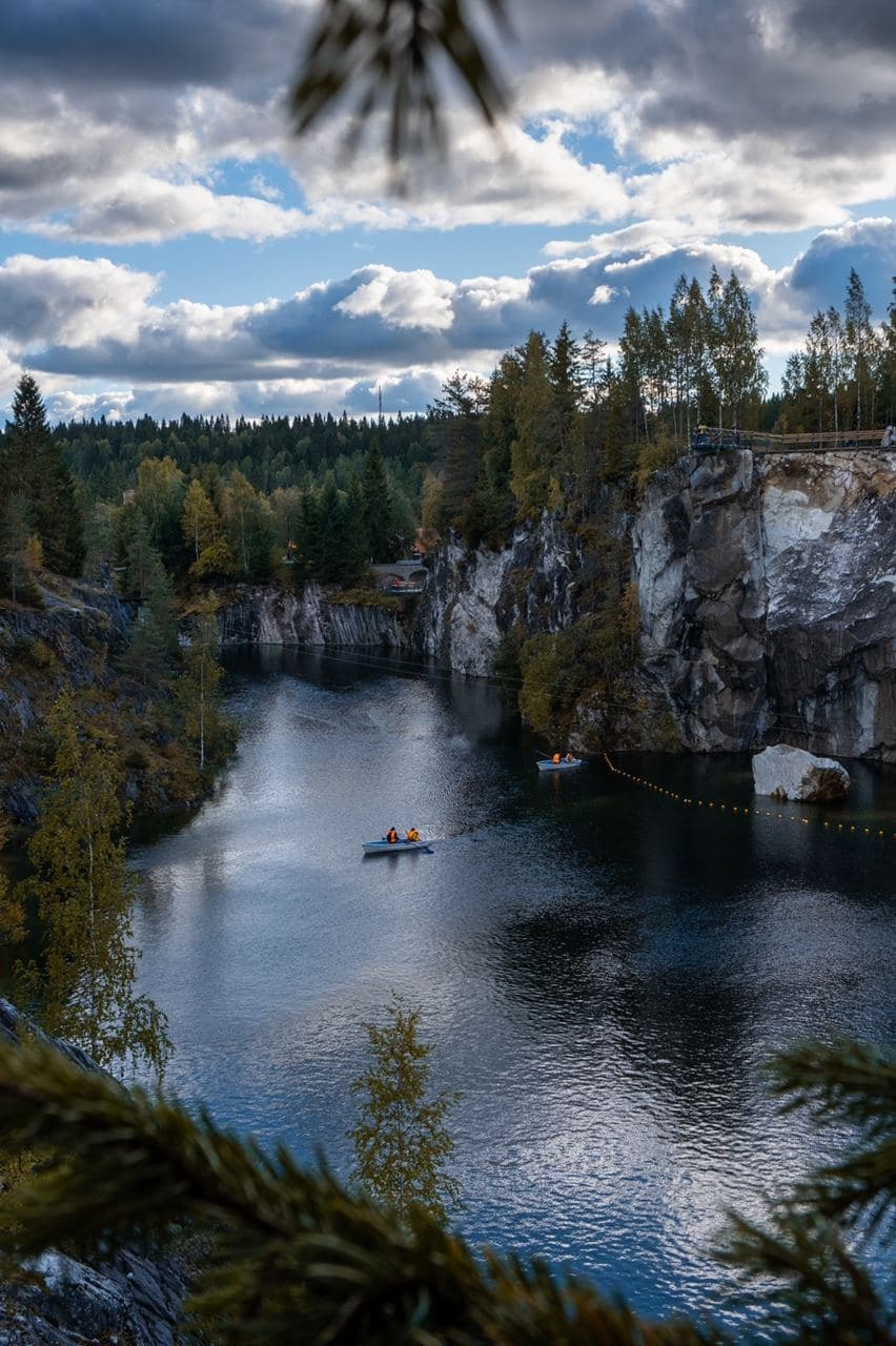 Beauty of Karelia - Карелия, North, Landscape, Travels, Ruskeala, Nature, Longpost, The photo