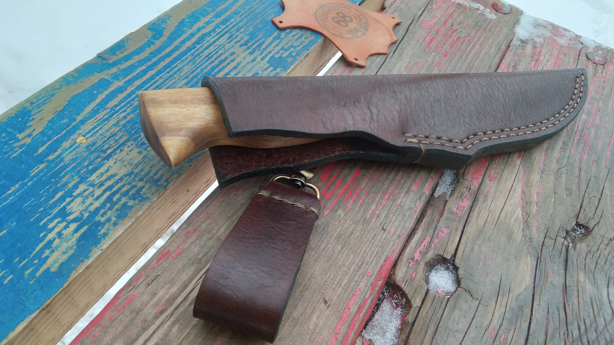 Knife sheath. Straps - sheaths - straps!!! - My, Needlework without process, Leather products, Sheath, Knife, Hobby, Leather, Belt, Strap, Throwing knives, Combat knives, Master, Forge World, Longpost