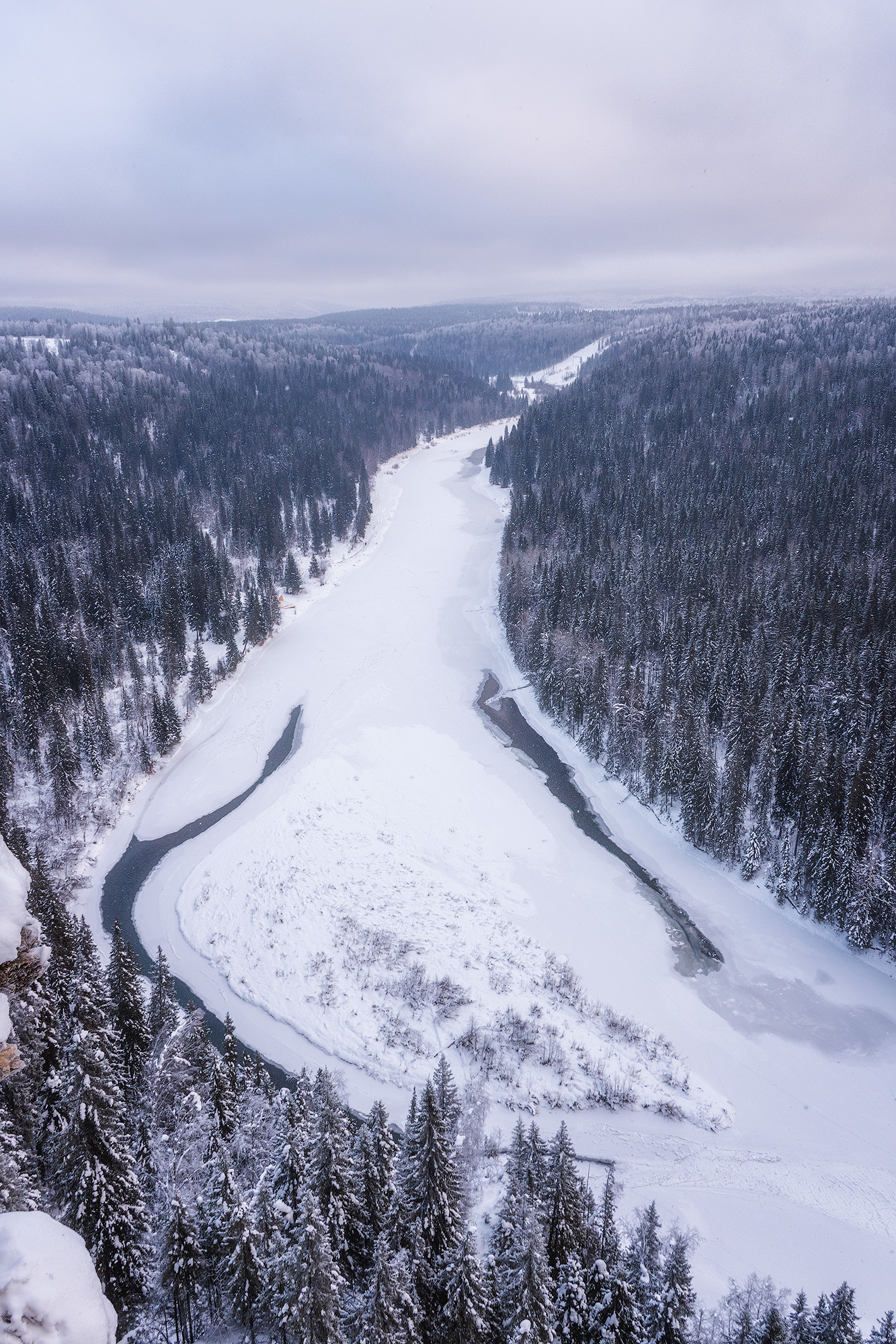 Усьвинские столбы зимой - Моё, Пермский край, Зима, Фотография, Пейзаж, Россия, Урал, Природа, Красота, Красота природы, Парма, Длиннопост, Усьва, Усьвинские столбы, Снег