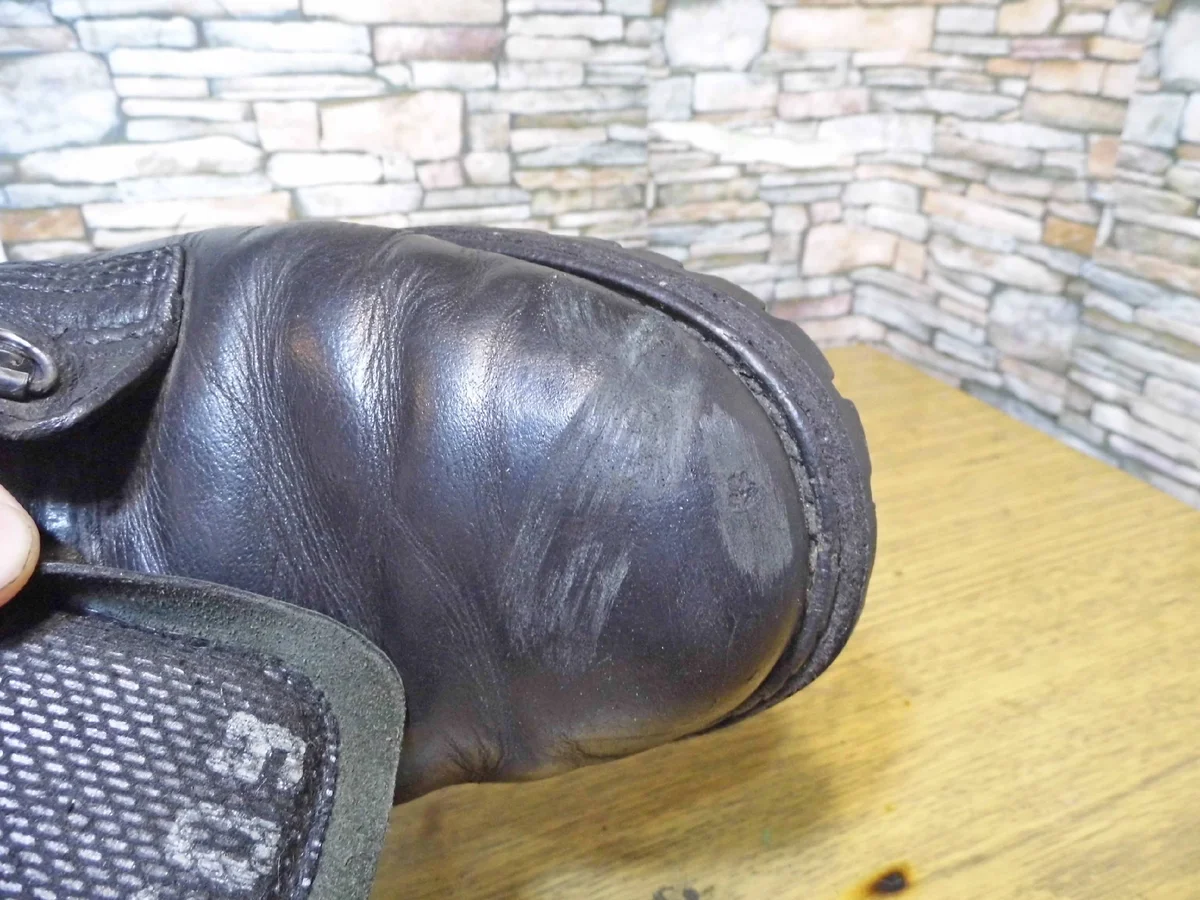 Kicked shoe toes: repair - My, Shoe repair, Shoes, Mat, Longpost