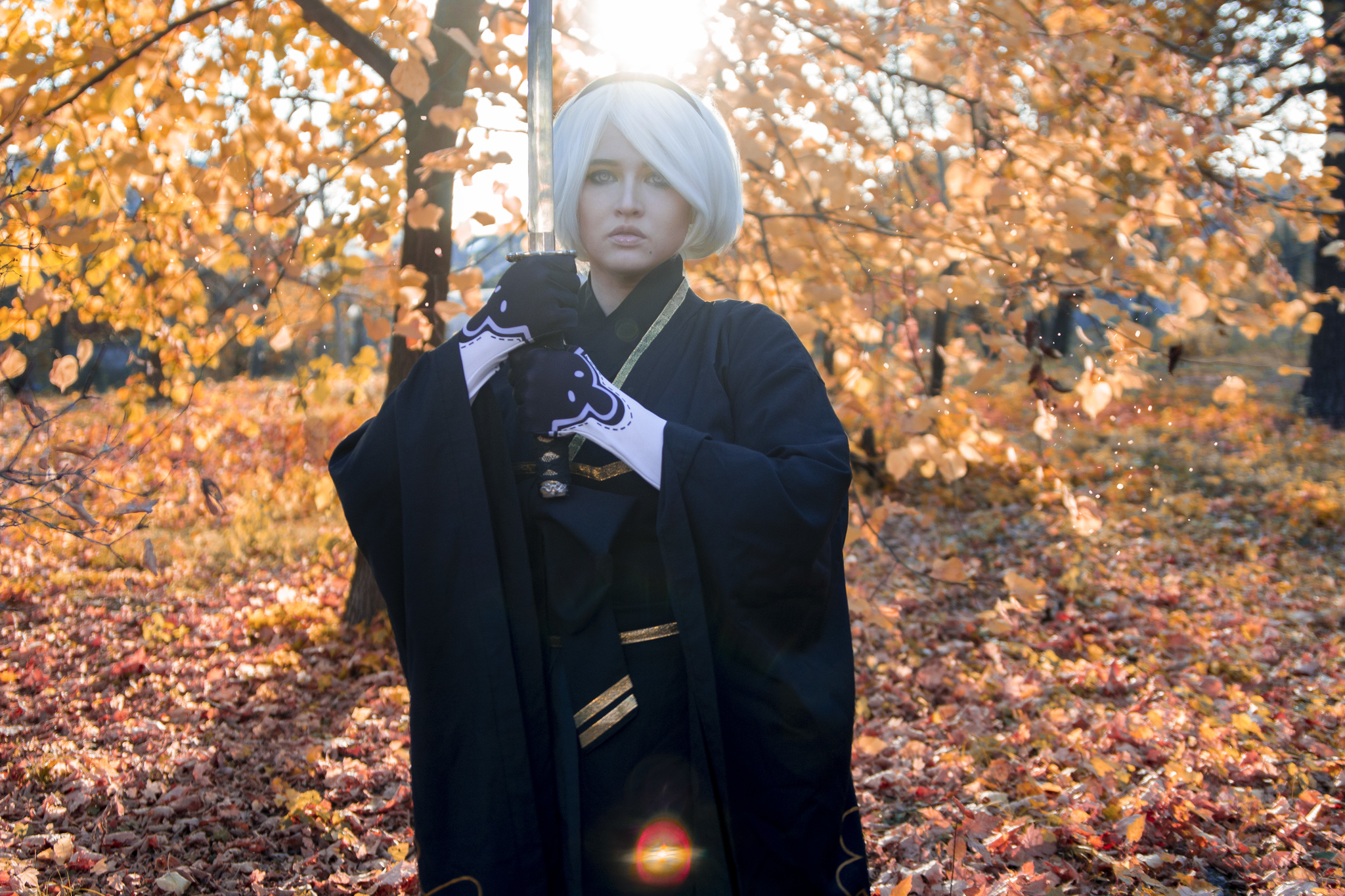 2B kimono ver by 4iipainter - My, NIER Automata, Cosplay, Video game, NIER, Yorha unit No 2 type B, NIER replicant, Kimono