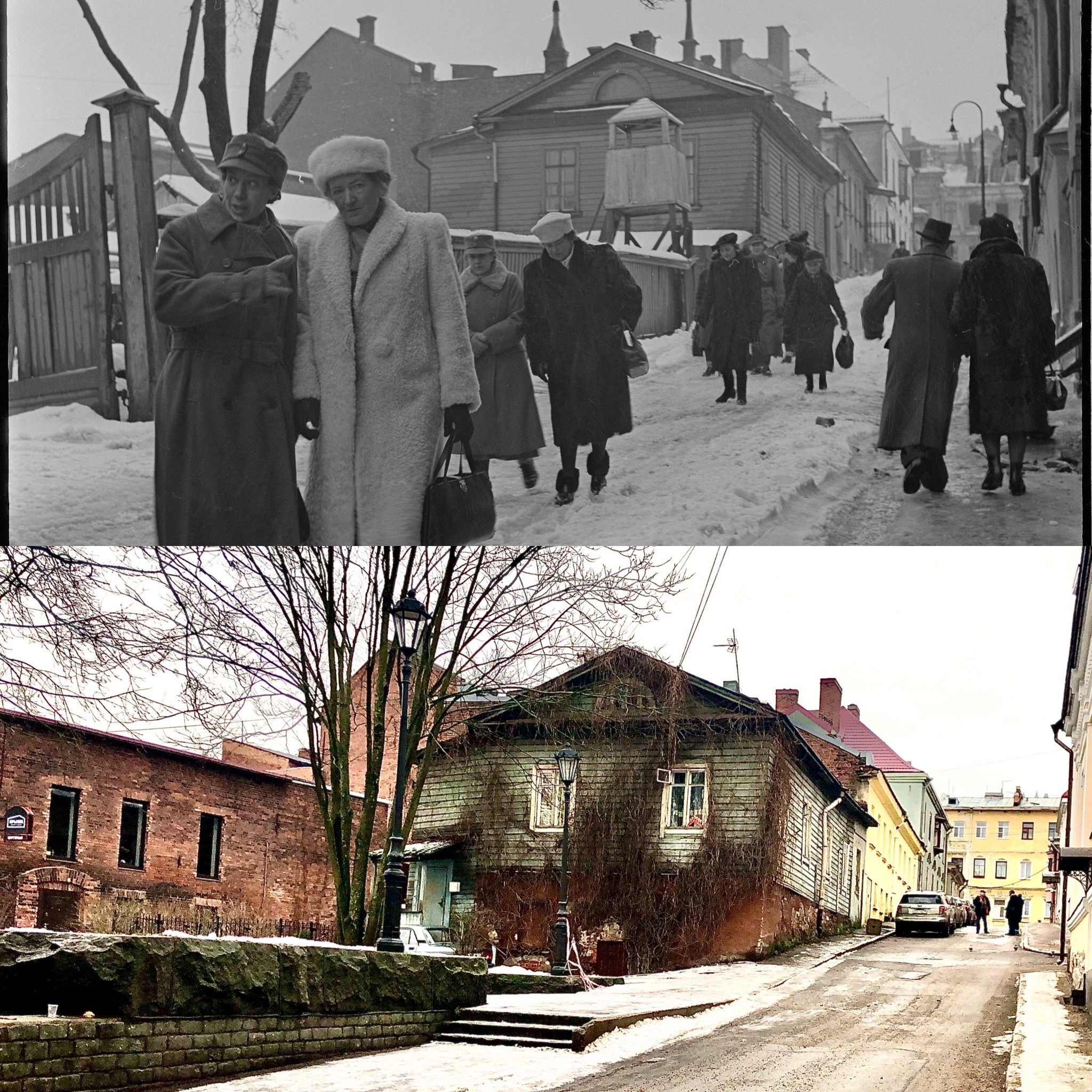 Photo comparisons of Vyborg during the war years - Story, Comparison, Longpost