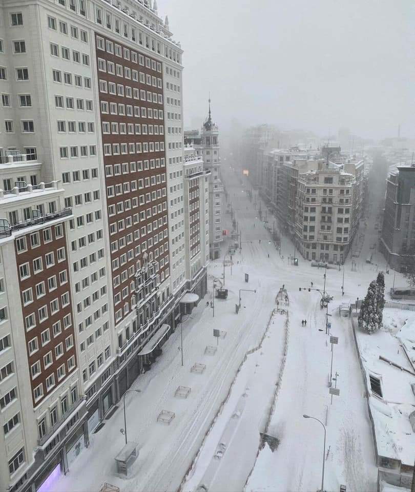 Photos of snow-covered Madrid, part 2 - Spain, Madrid, The photo, Snow, Snowfall, Winter, Travels, Longpost