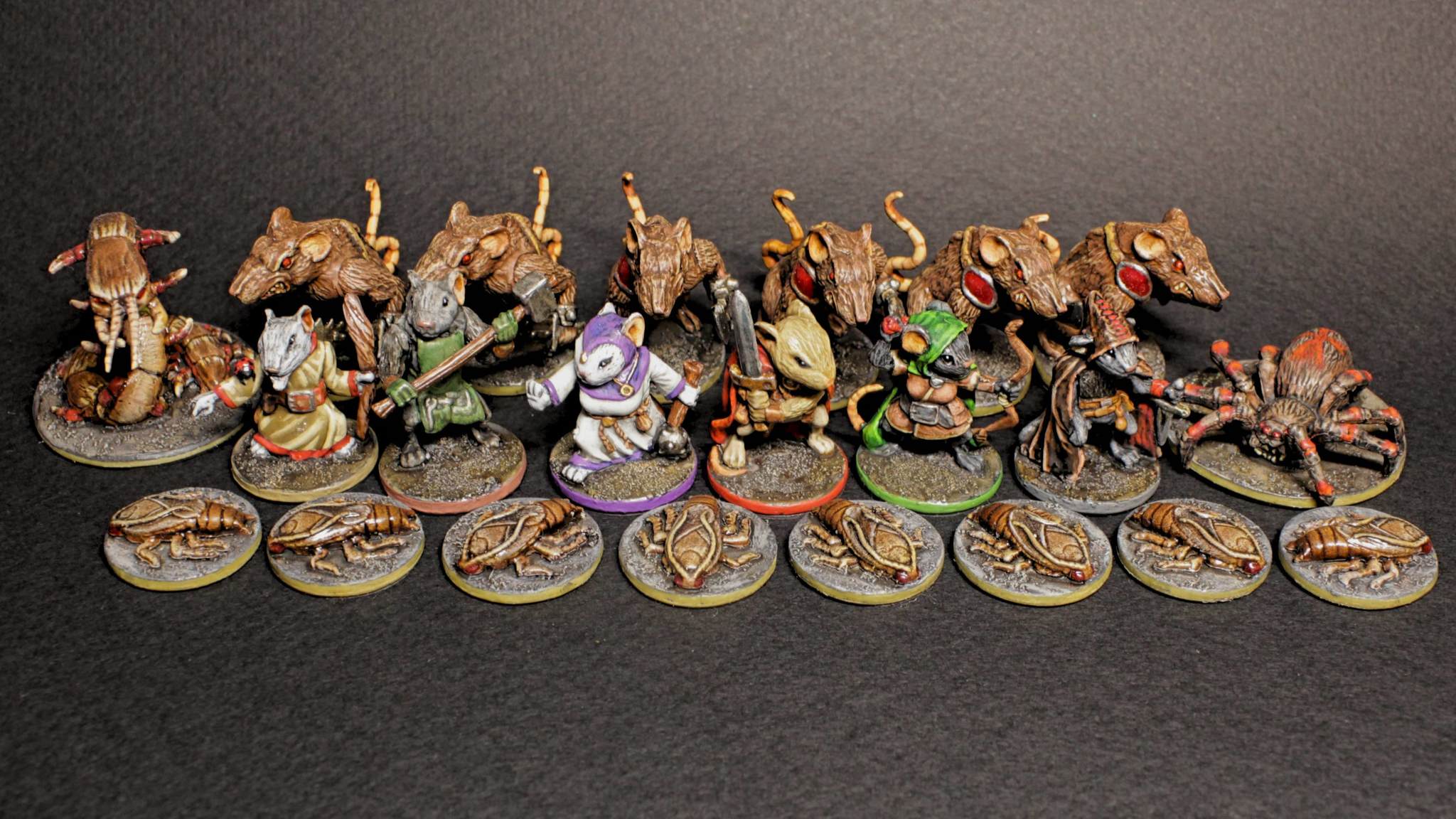 About mice and secrets - My, Hobby, Miniature, Painting miniatures, Board games, Mice and Mystics, Longpost