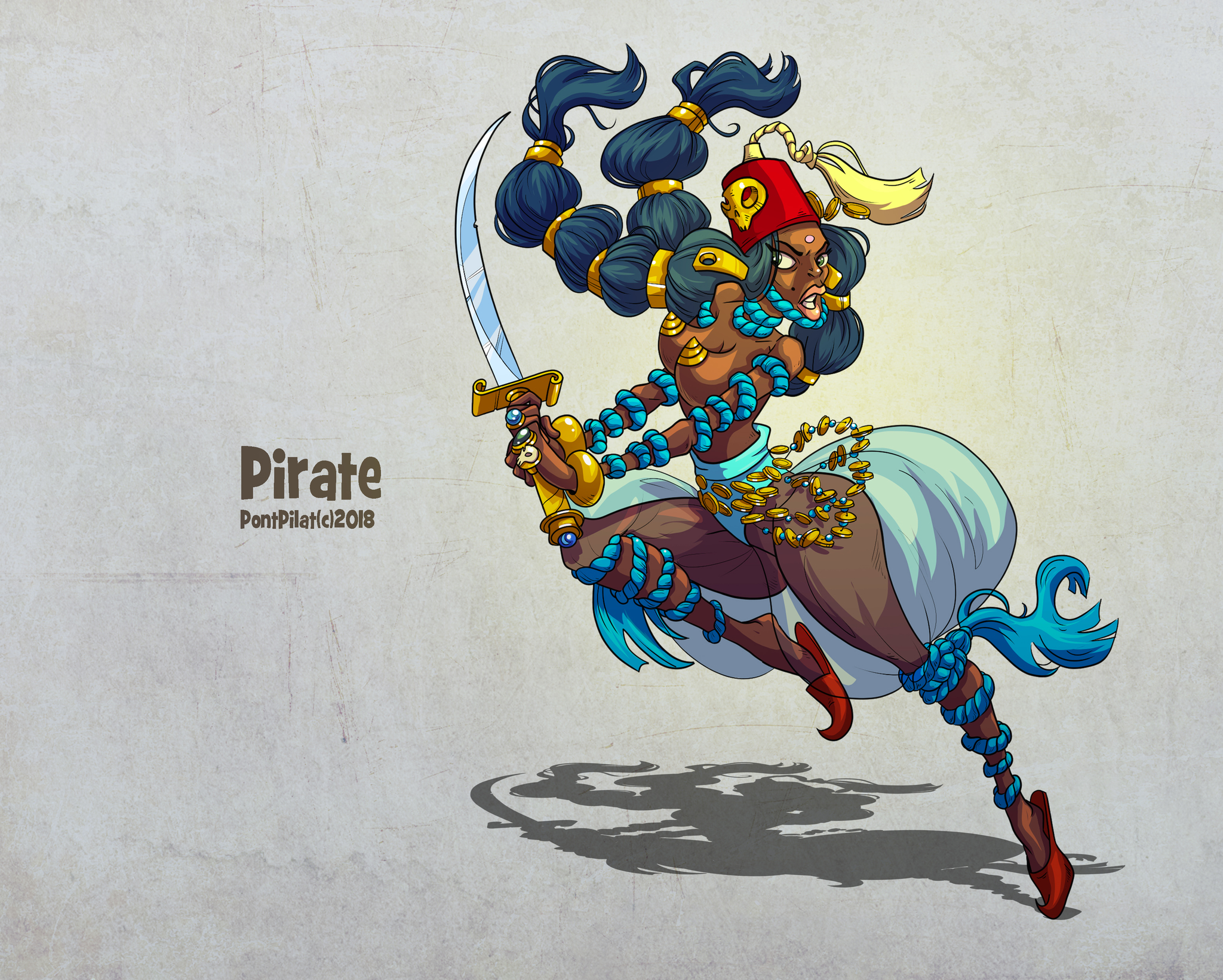 Pirates. PontPilat - My, Pirates, Characters (edit), Art, Animation, Weapon, Digital drawing, Longpost