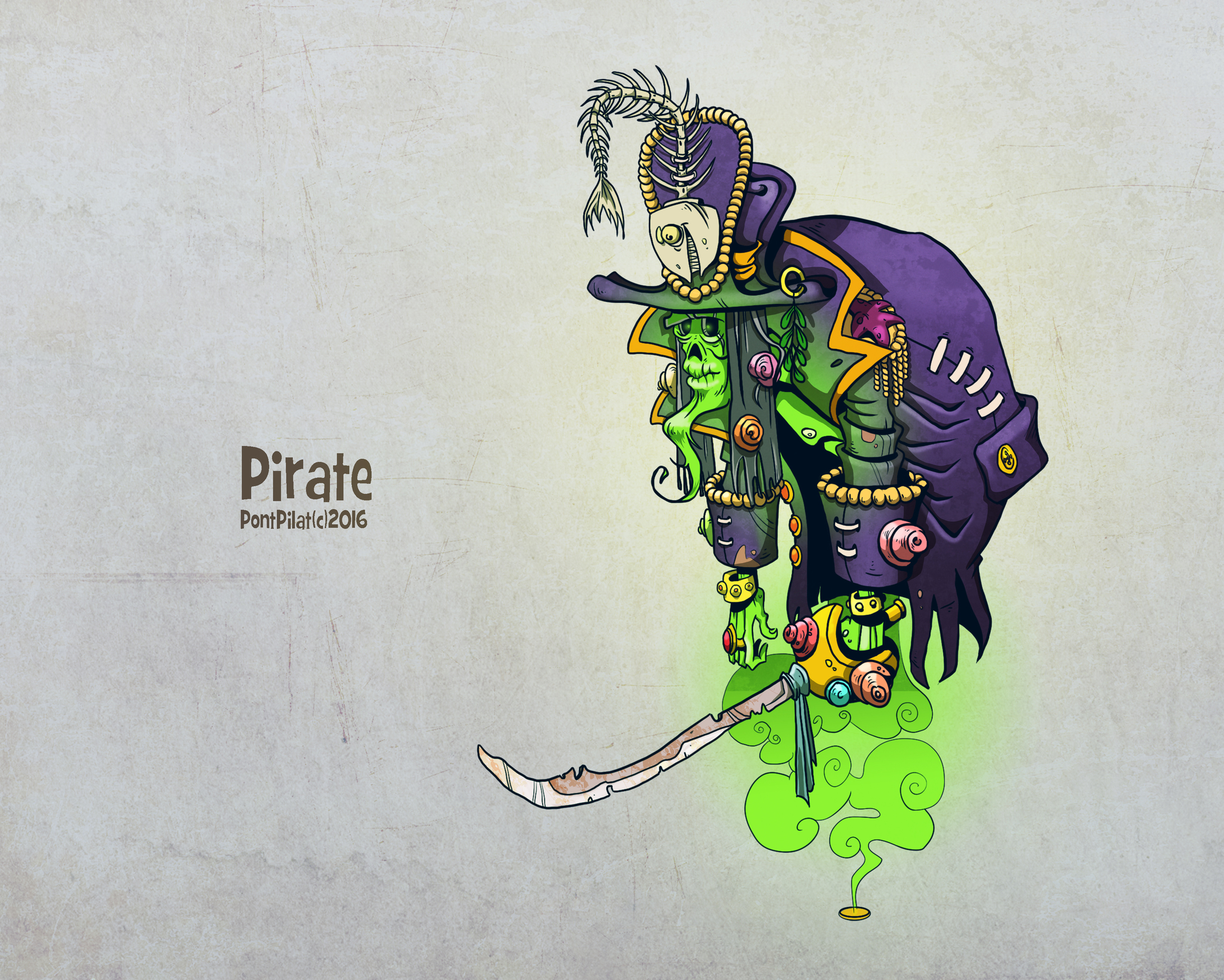 Pirates. PontPilat - My, Pirates, Characters (edit), Art, Animation, Weapon, Digital drawing, Longpost