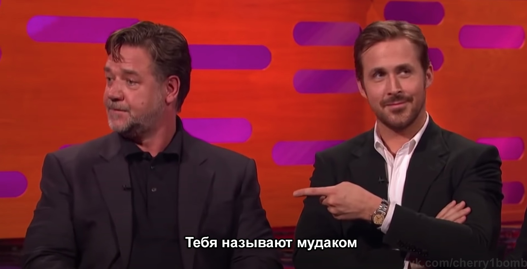 National sport - Russell Crowe, Ryan Gosling, Actors and actresses, Celebrities, Storyboard, The Graham Norton Show, Hockey, Canada, Humor, Longpost