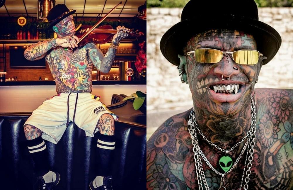 People who have disfigured their appearance - Tattoo, Piercing, Ugliness, Longpost