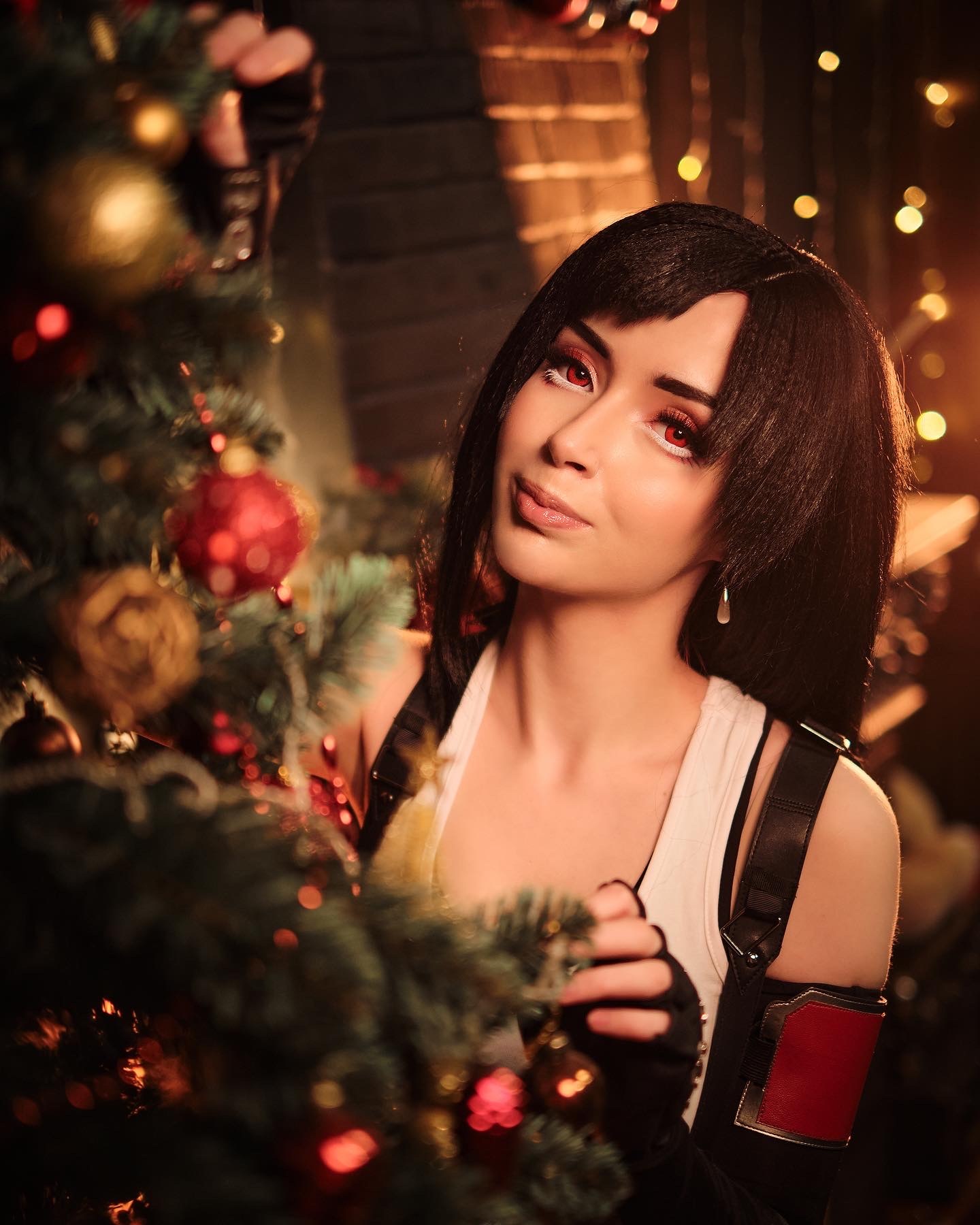 Christmas Tifa FF7 - Моё, Косплей, Final Fantasy, Длиннопост