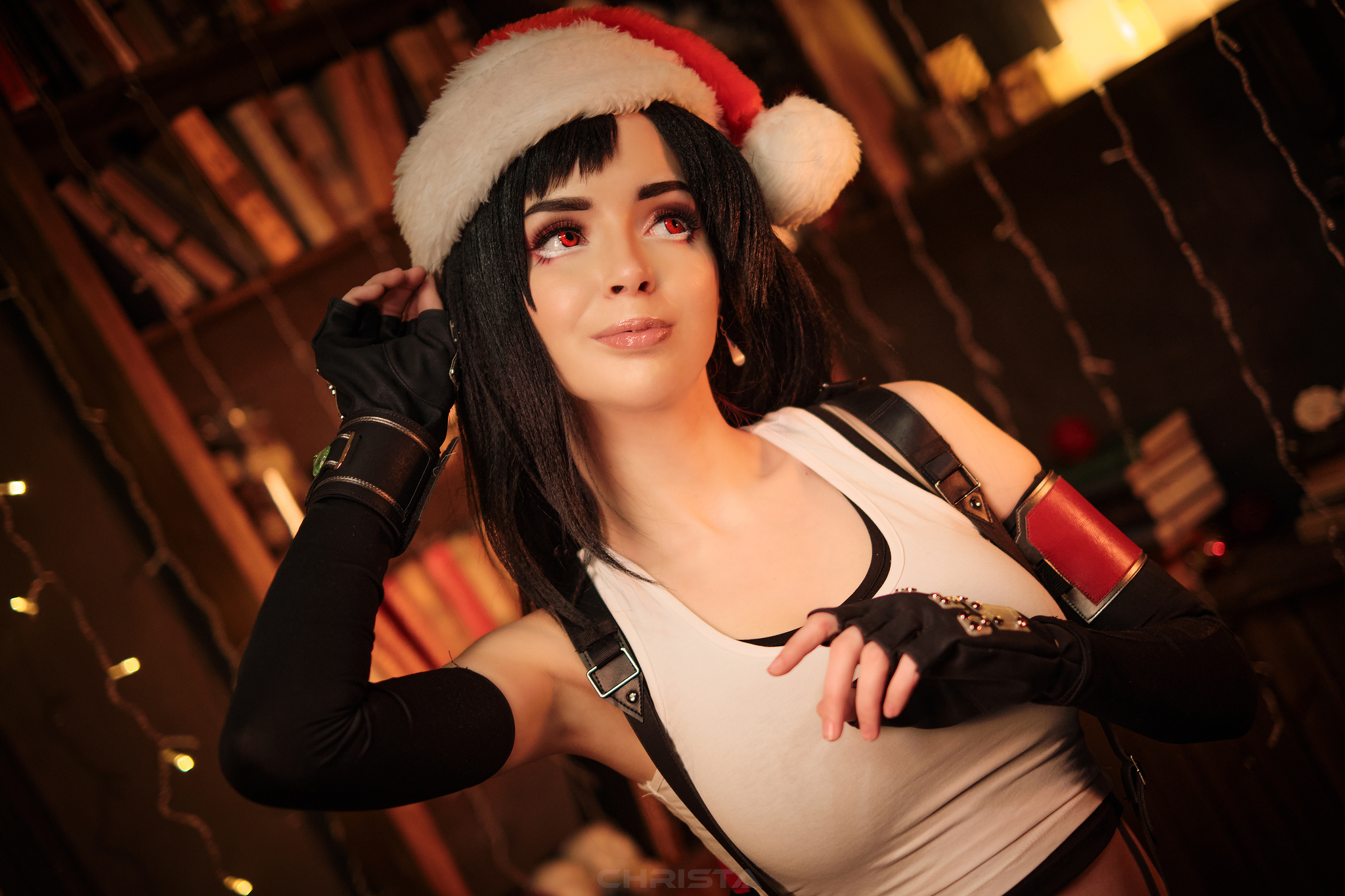 Christmas Tifa FF7 - Моё, Косплей, Final Fantasy, Длиннопост