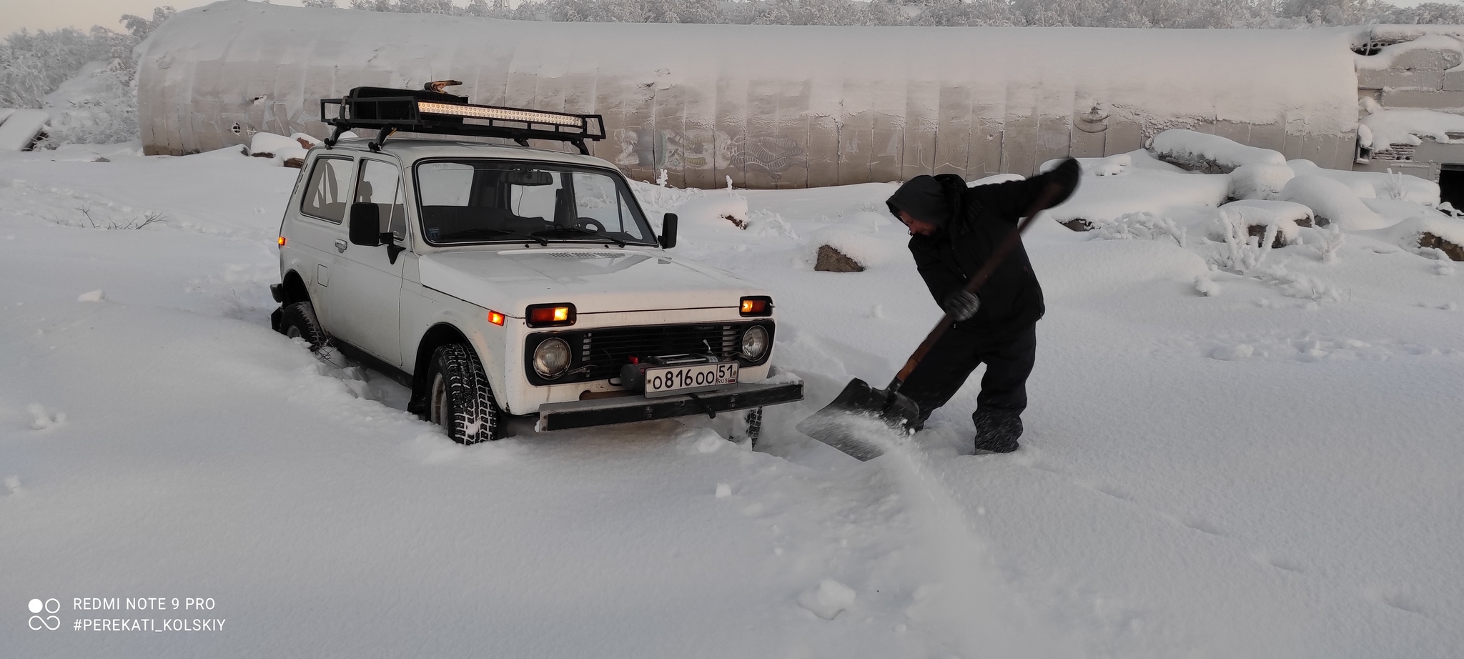 The polar night is over! Let's welcome the first sun in Murmansk! 4x4, Offroad, PerekatiKolsky - My, Adventures, Renault Duster, Nissan Patrol, Ford, Auto, Niva, 4x4, Offroad, Murmansk, Kola Peninsula, Arctic, polar night, The sun, Pokatushki, Jeepers, Snow, freezing, Winter, Video, Longpost