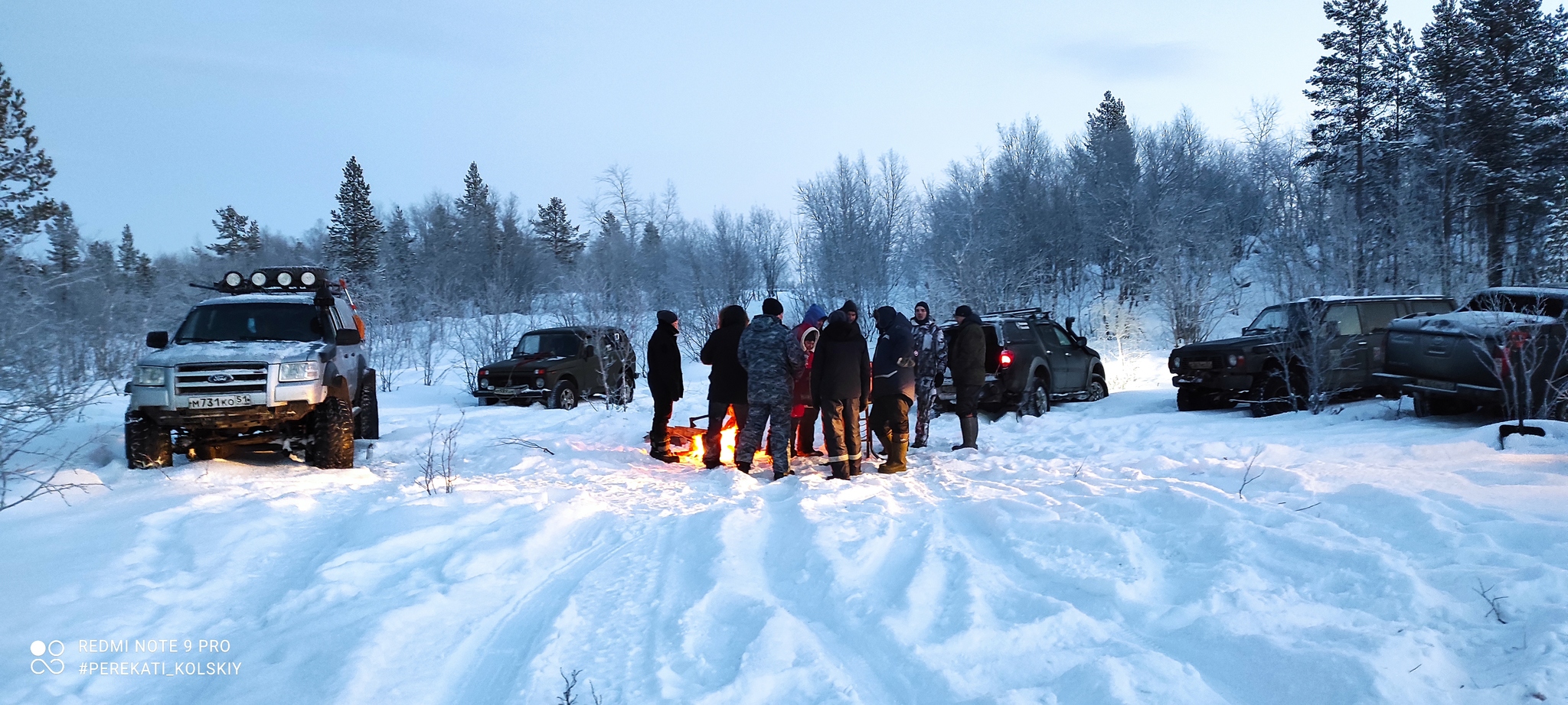 Полярная ночь окончена! Встречаем первое солнце в Мурманске! 4х4, Offroad, ПерекатиКольский - Моё, Приключения, Renault Duster, Nissan Patrol, Ford, Авто, Нива, 4х4, Offroad, Мурманск, Кольский полуостров, Заполярье, Полярная ночь, Солнце, Покатушки, Джиперы, Снег, Мороз, Зима, Видео, Длиннопост