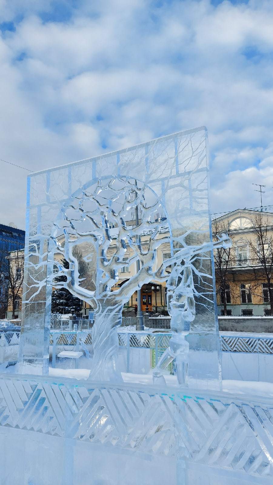 Ice sculptures - My, Ice, beauty, Interesting, The photo, Yekaterinburg, Russia, Winter, Sculpture, Longpost