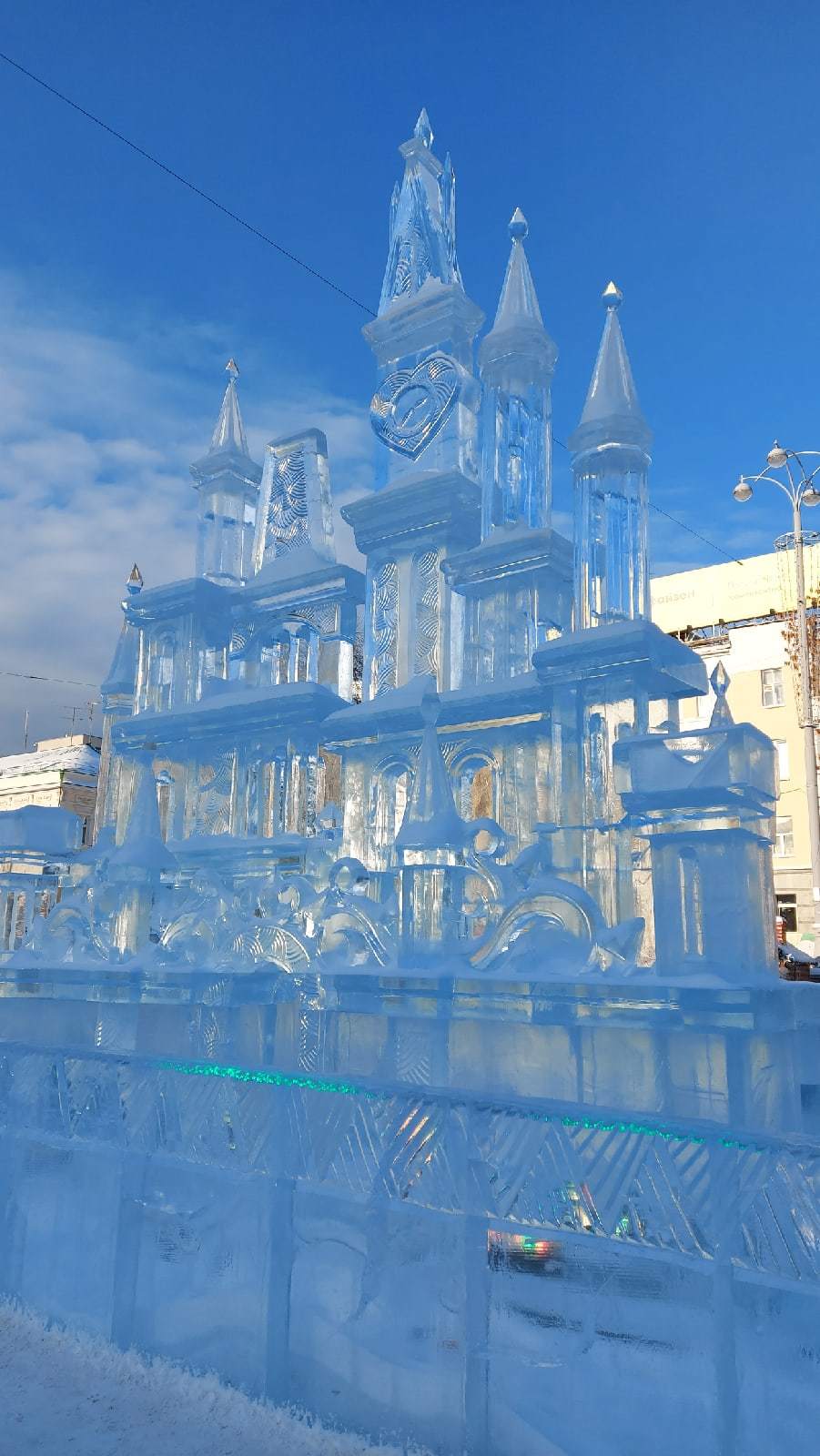 Ice sculptures - My, Ice, beauty, Interesting, The photo, Yekaterinburg, Russia, Winter, Sculpture, Longpost