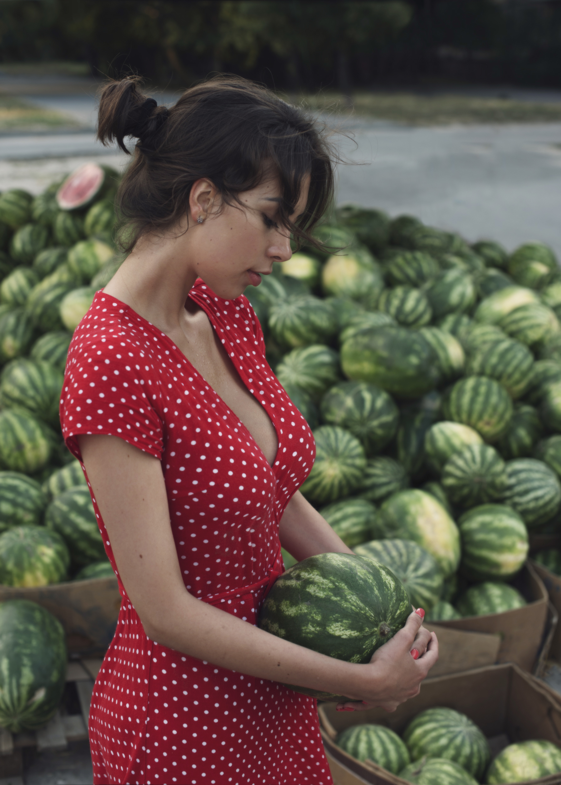 Watermelons - Girls, Photographer David Dubnitsky, Watermelon, Longpost