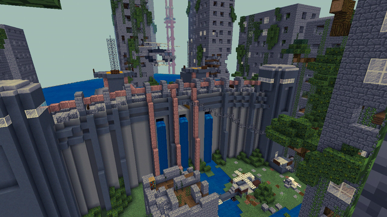 Recommend shaders for the map, hehe crisis 3 - My, Crysis, Crytek, Minecraft, Miners, New York, Video game, Town, Jungle