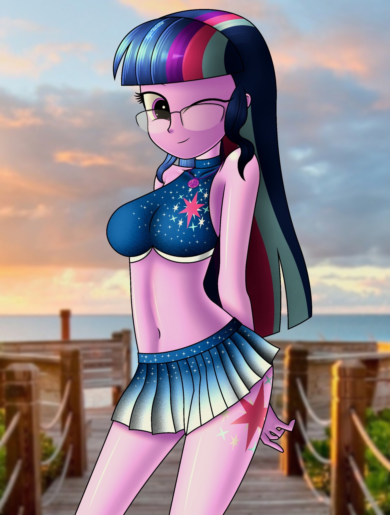 Powerful poses - My little pony, Equestria girls, Twilight sparkle, Sci-Twi, Longpost, MLP Edge