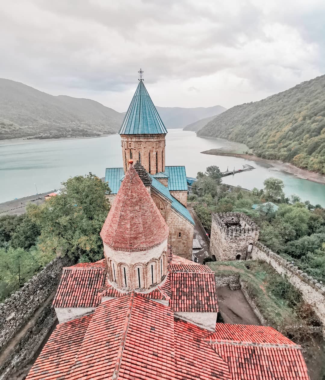 Ananuri Castle, Georgia - Georgia, Ananuri, Lock, sights, Sakartvelo, Longpost, Fortification