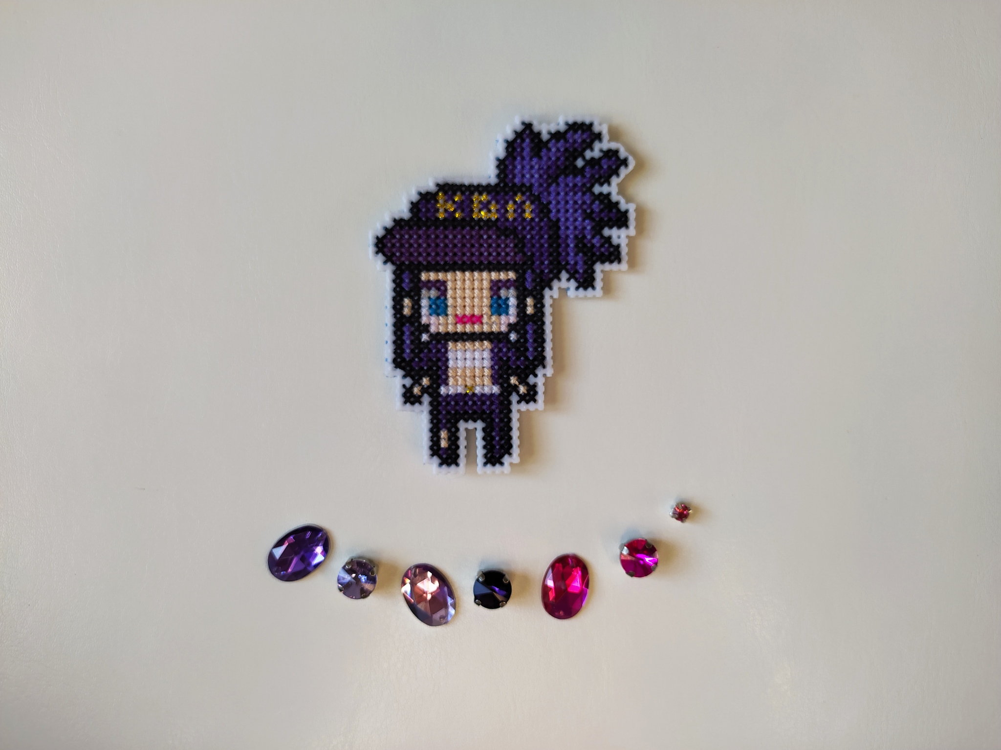 Akali League of legends - My, League of legends, Needlework without process, Cross-stitch, Akali